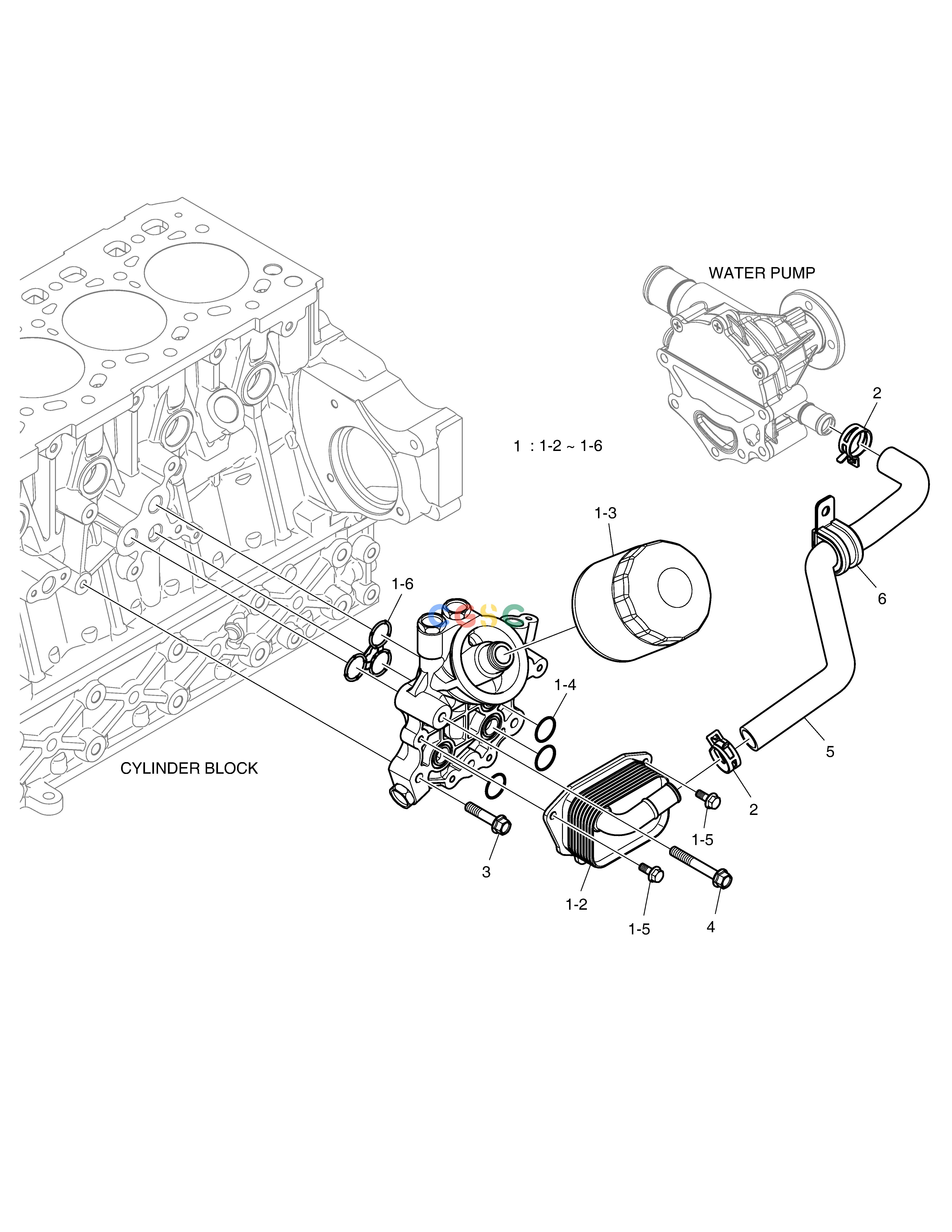 斗山零件查询OIL FILTER E57W Doosan parts catalog online