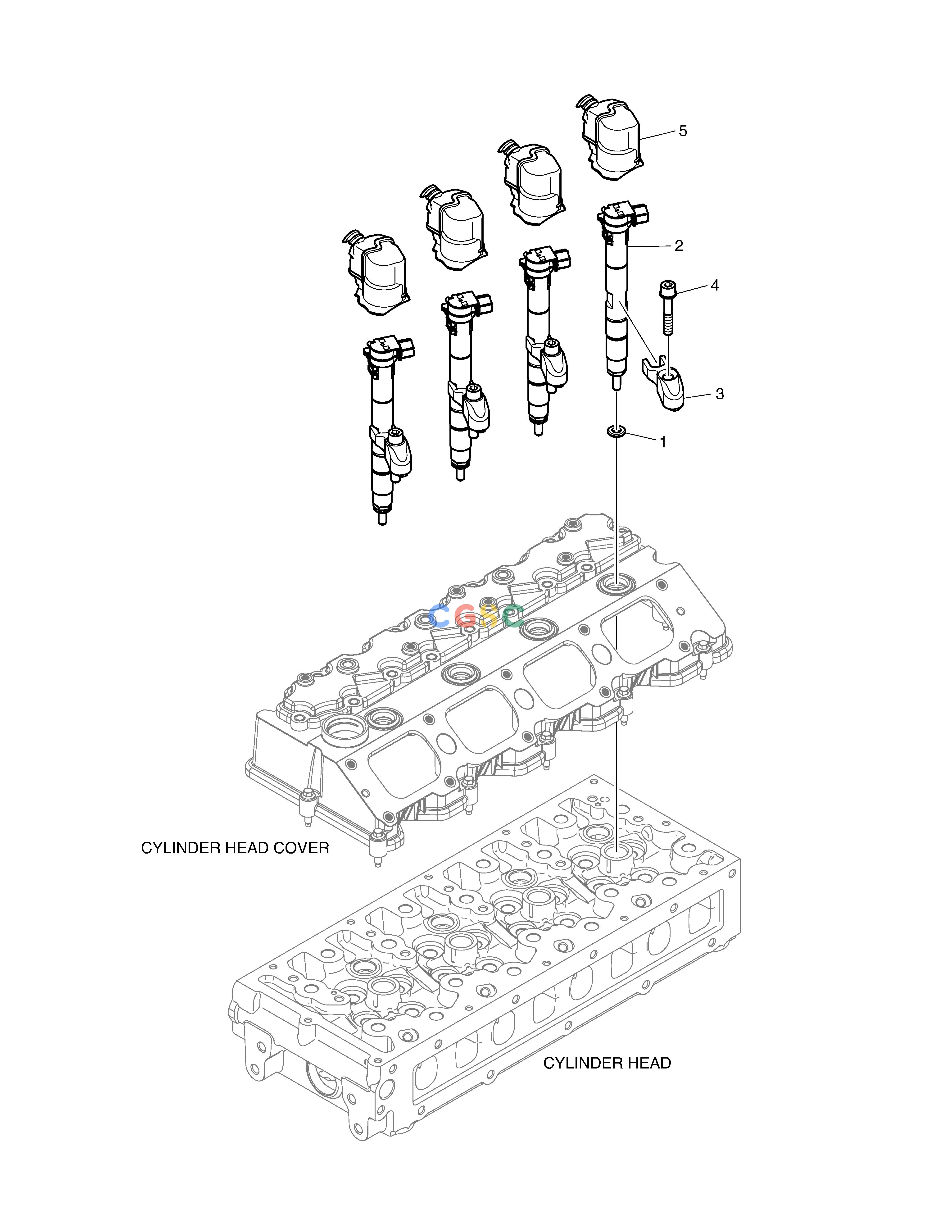 斗山零件查询INJECTION NOZZLE E57W Doosan parts catalog online