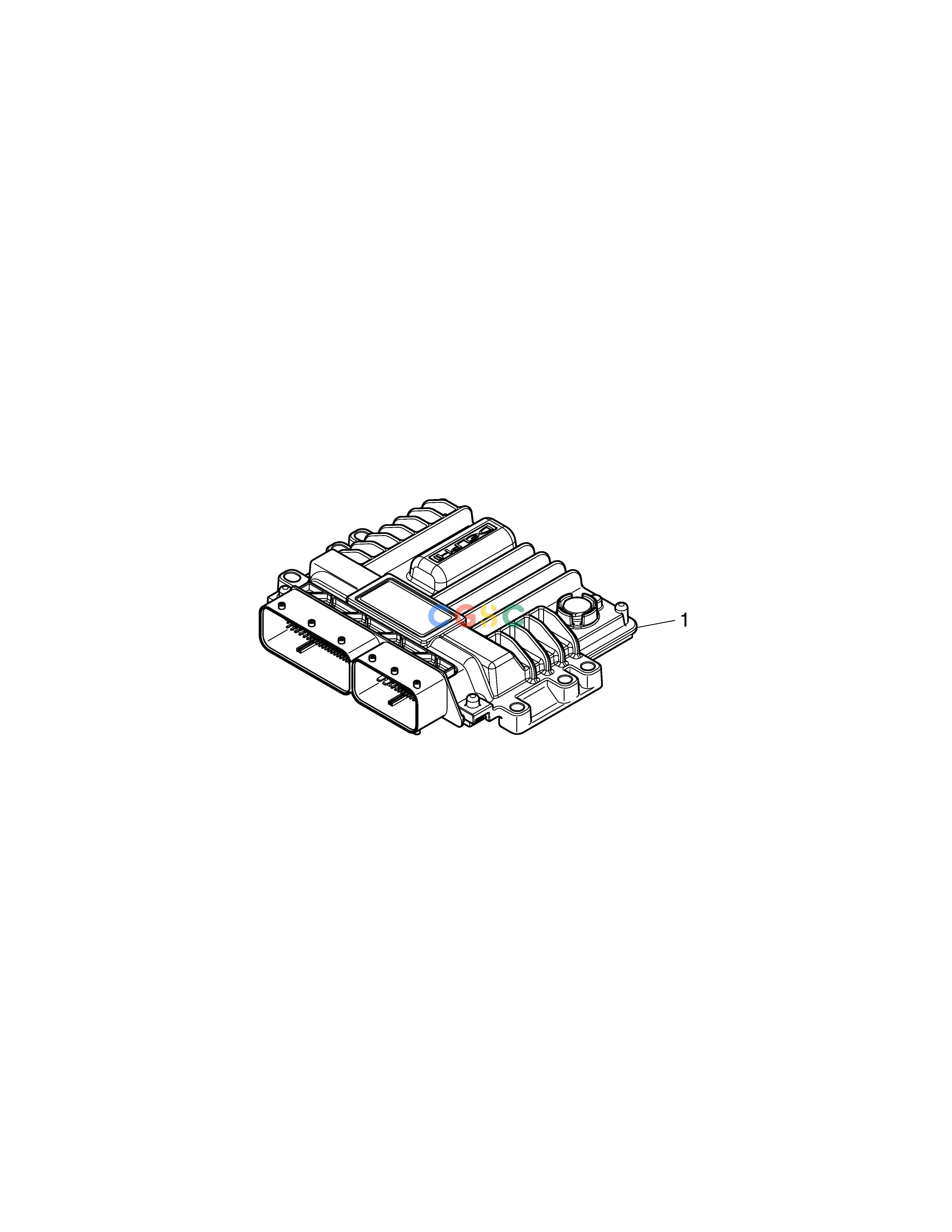 斗山零件查询ENGINE CONTROL UNIT E57W Doosan parts catalog online