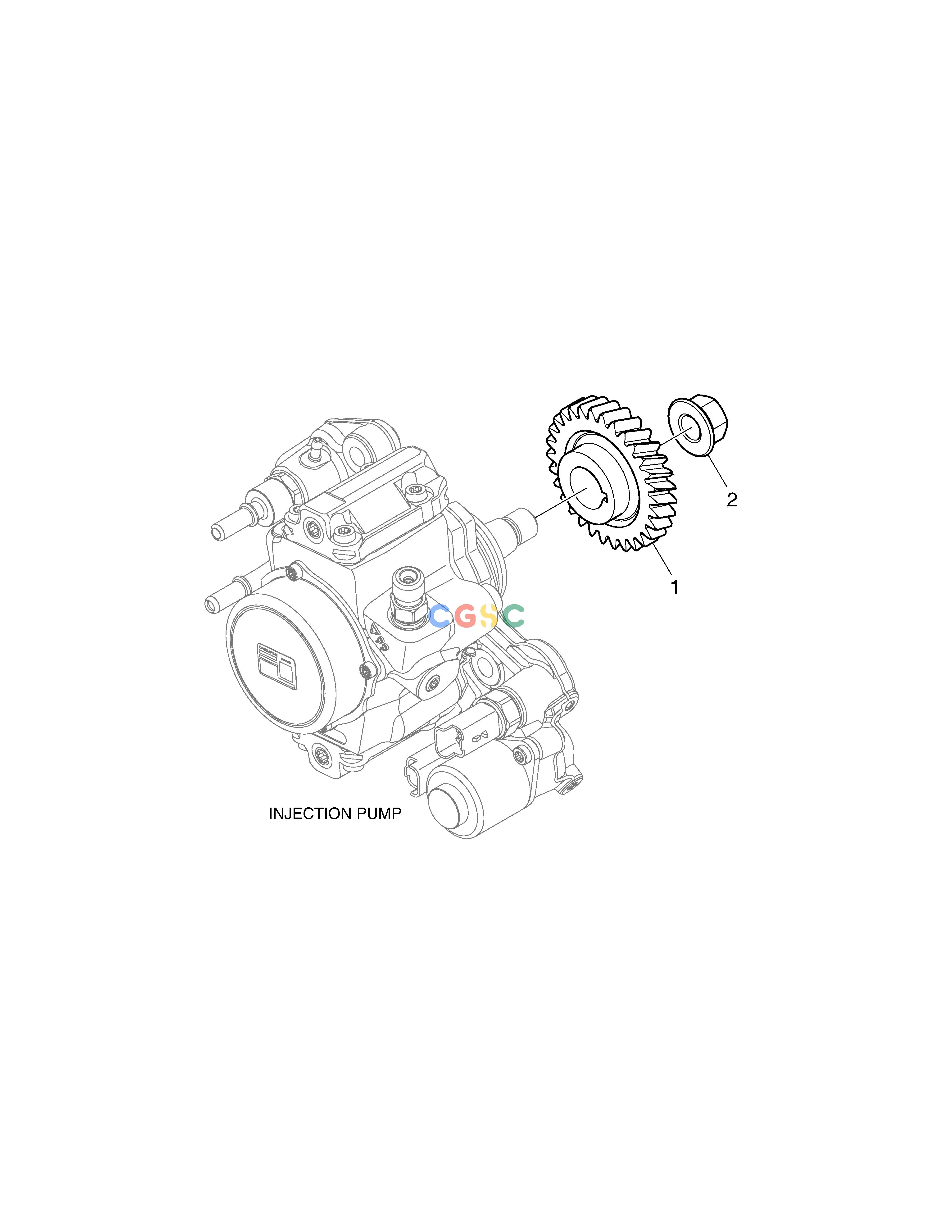 斗山零件查询INJECTION PUMP DRIVE E57W Doosan parts catalog online