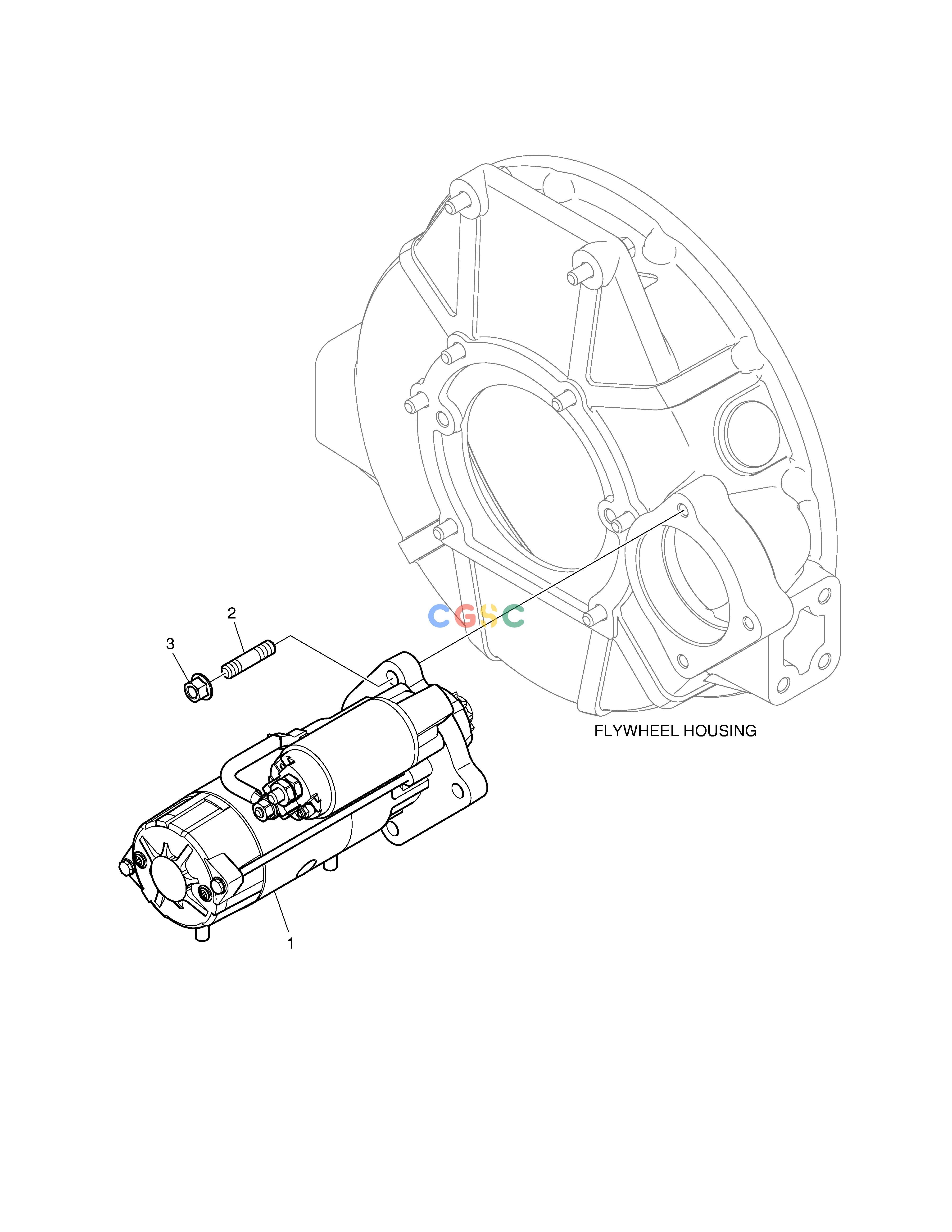斗山零件查询STARTER E57W Doosan parts catalog online