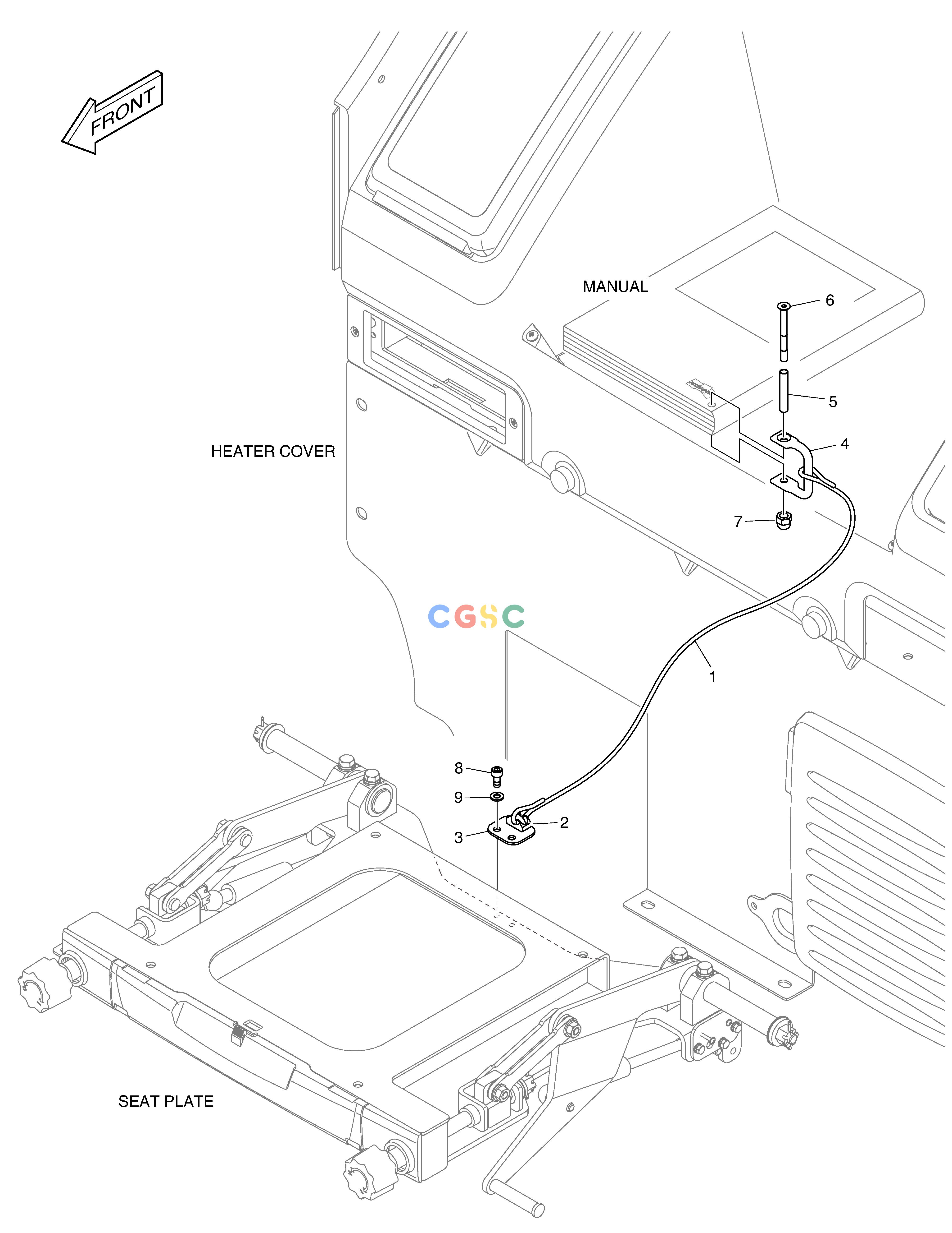 斗山零件查询CABLE - OPERATION MANUAL E57W Doosan parts catalog online