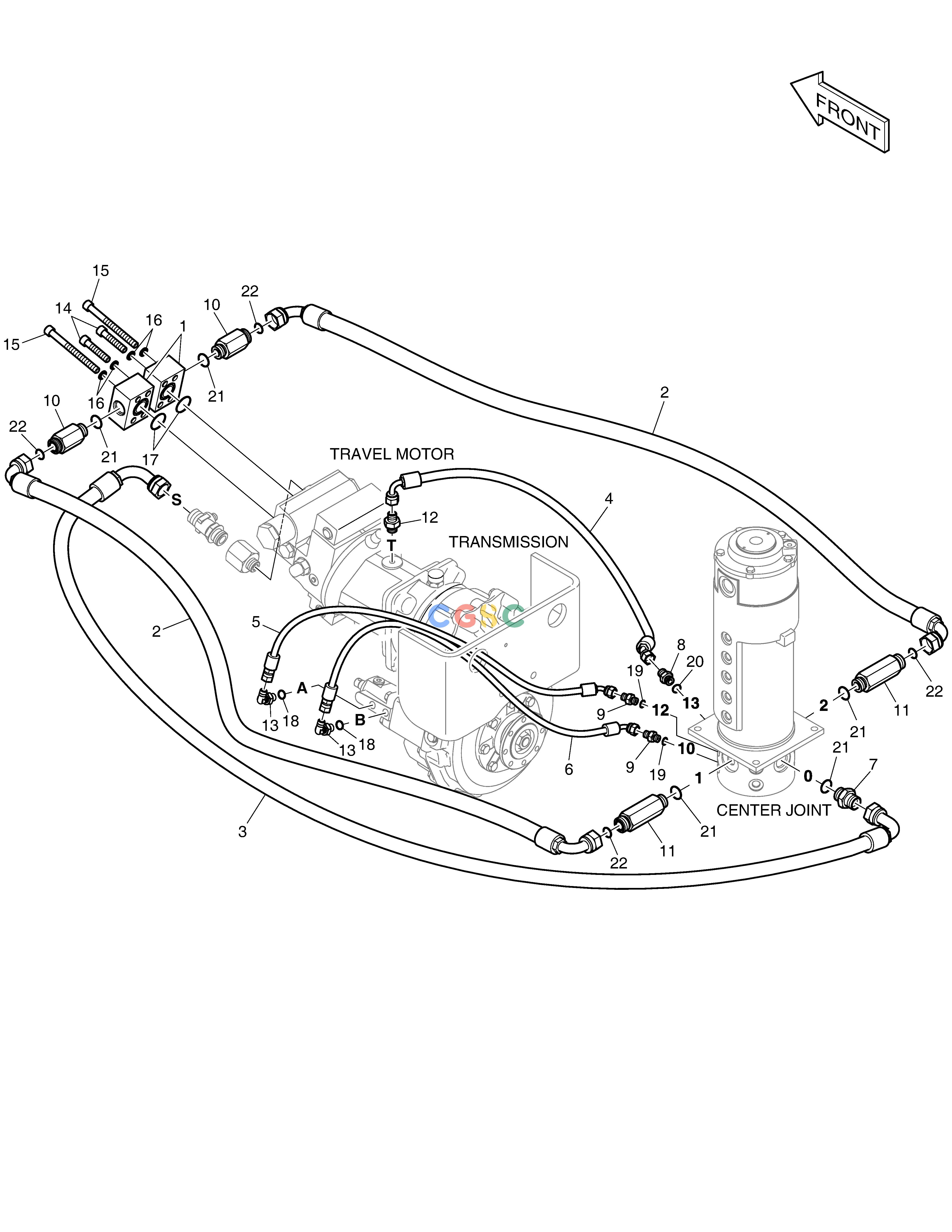斗山零件查询PROPELLING PIPING E57W Doosan parts catalog online