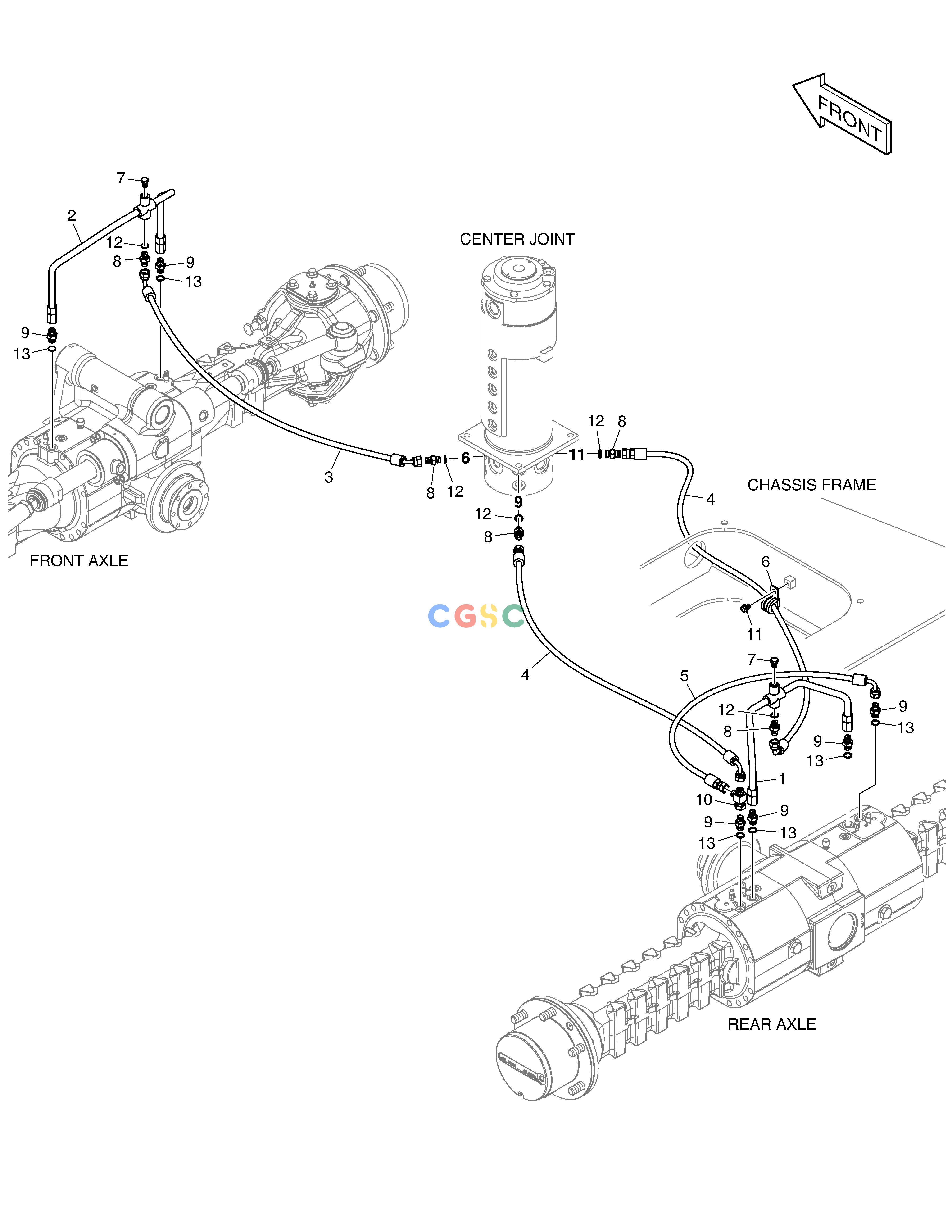 斗山零件查询BRAKE PIPING E57W Doosan parts catalog online