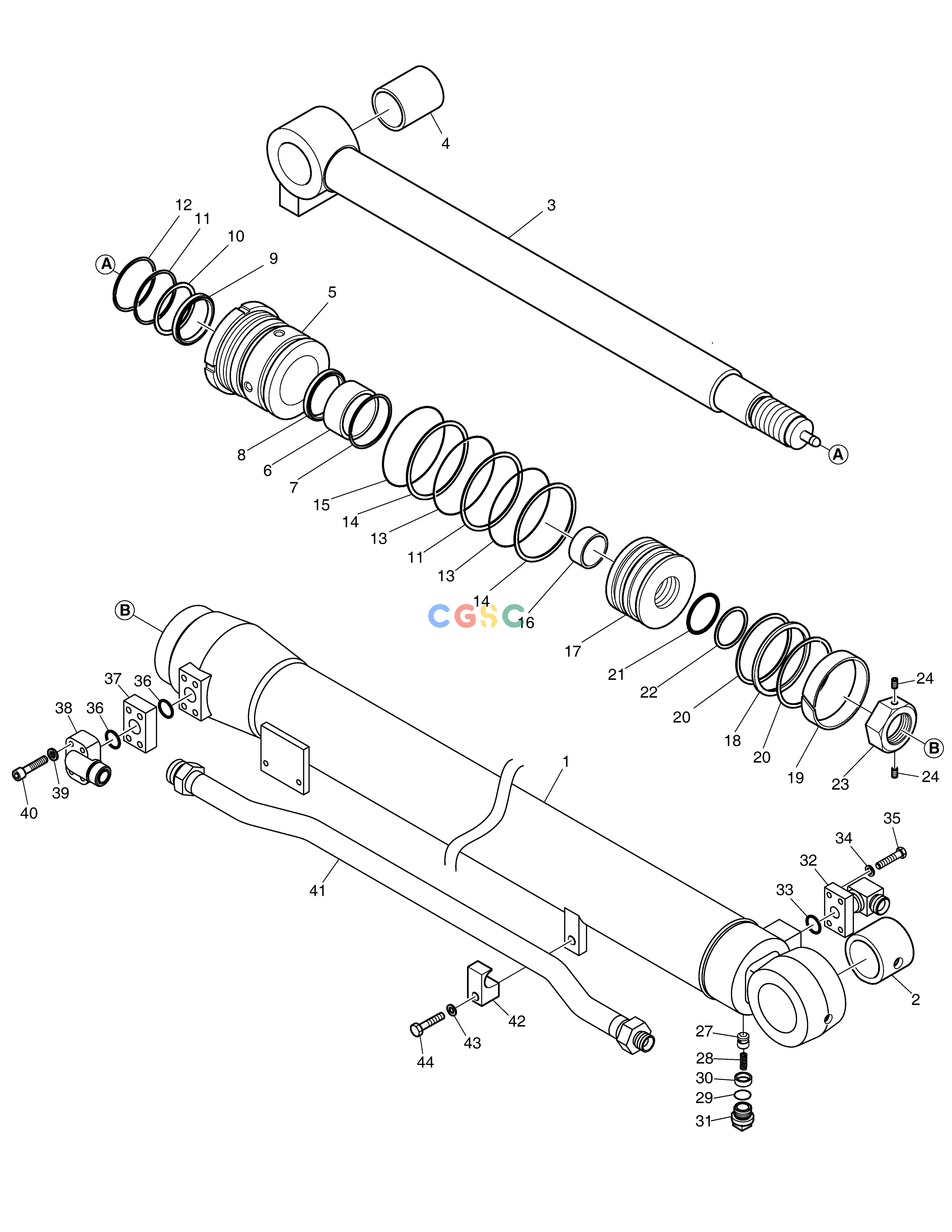 斗山零件查询ARM CYLINDER - LOCK VALVE E57W Doosan parts catalog online