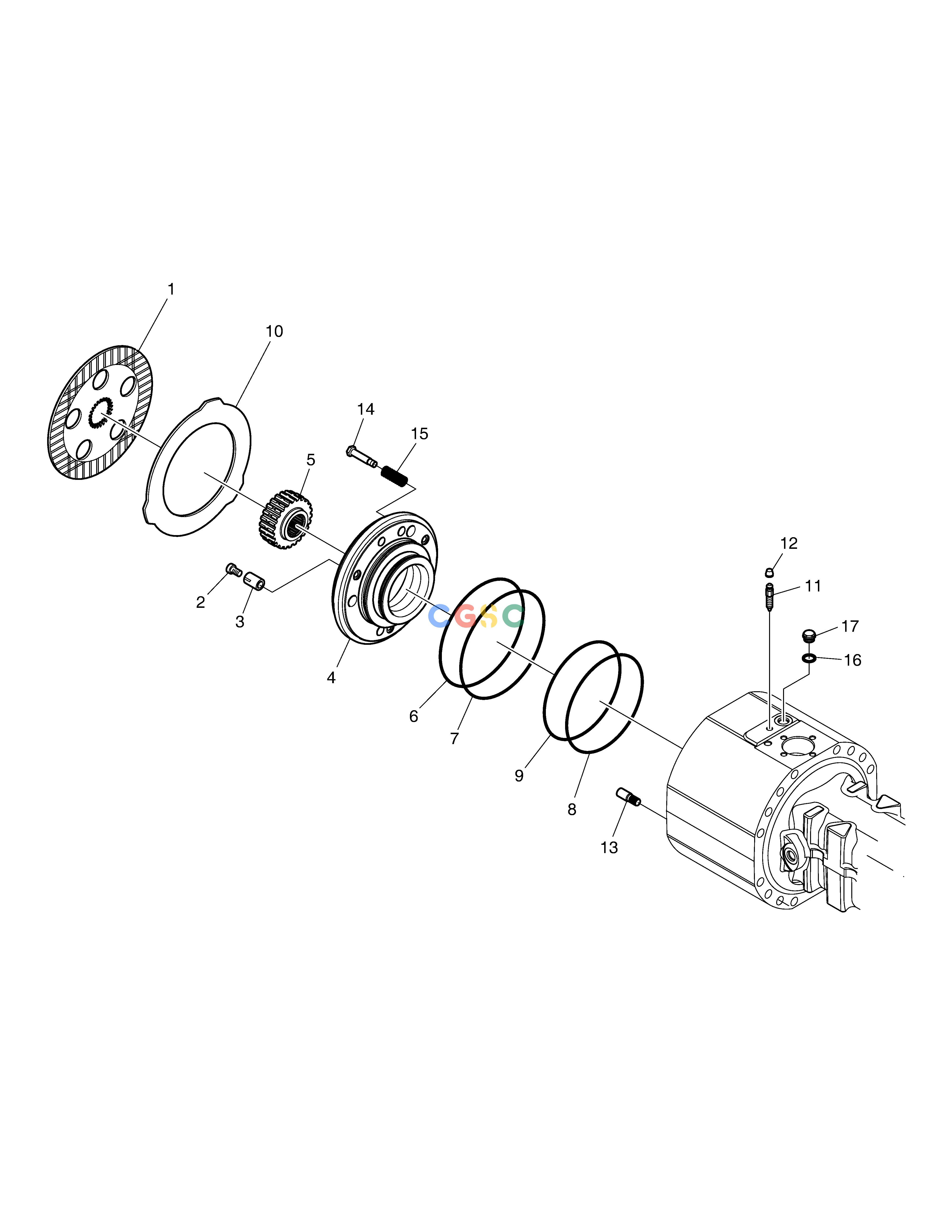 斗山零件查询FRONT AXLE(4) E57W Doosan parts catalog online