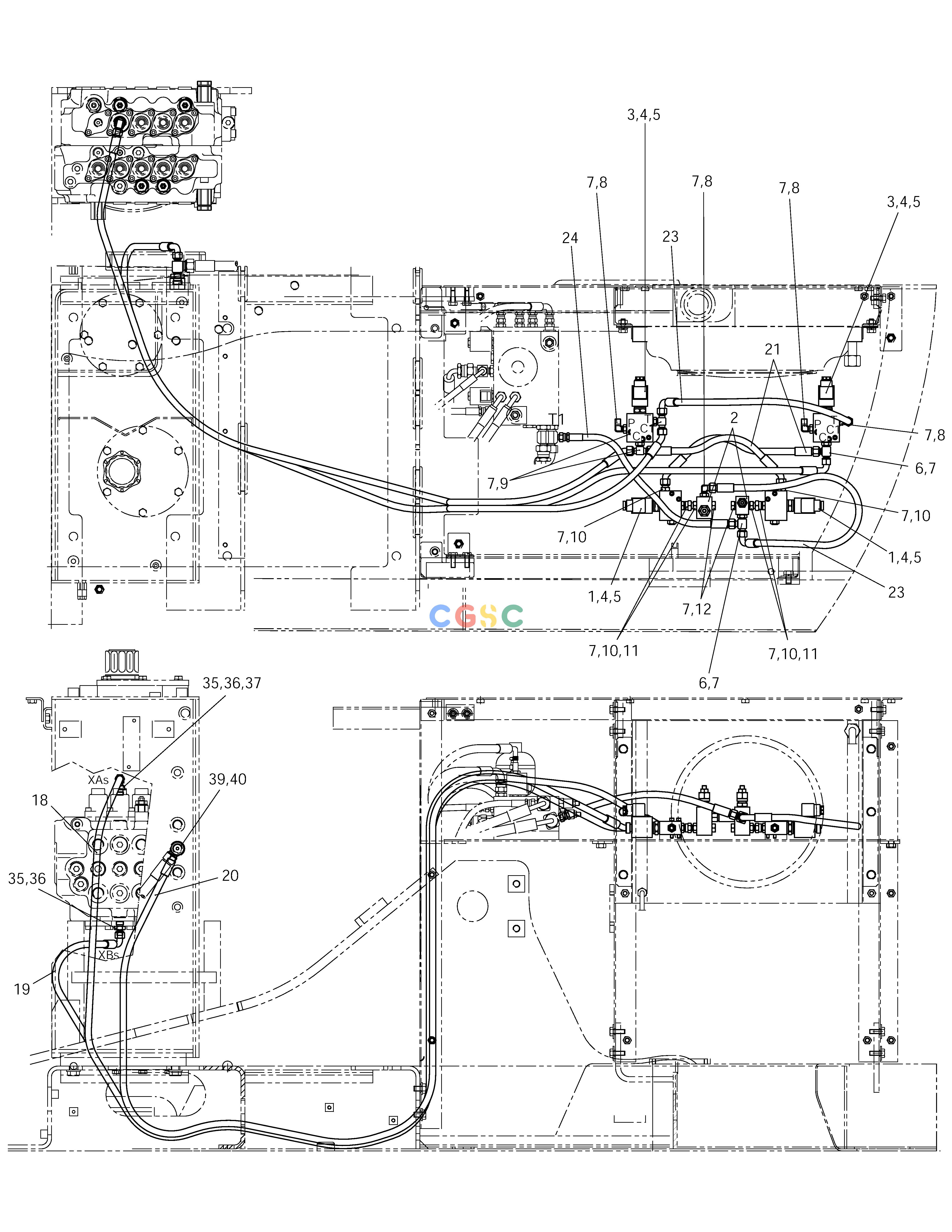 斗山零件查询PILOT SWING ANGLE(1) SOLAR 140W-V RAIL WAY Doosan parts catalog online