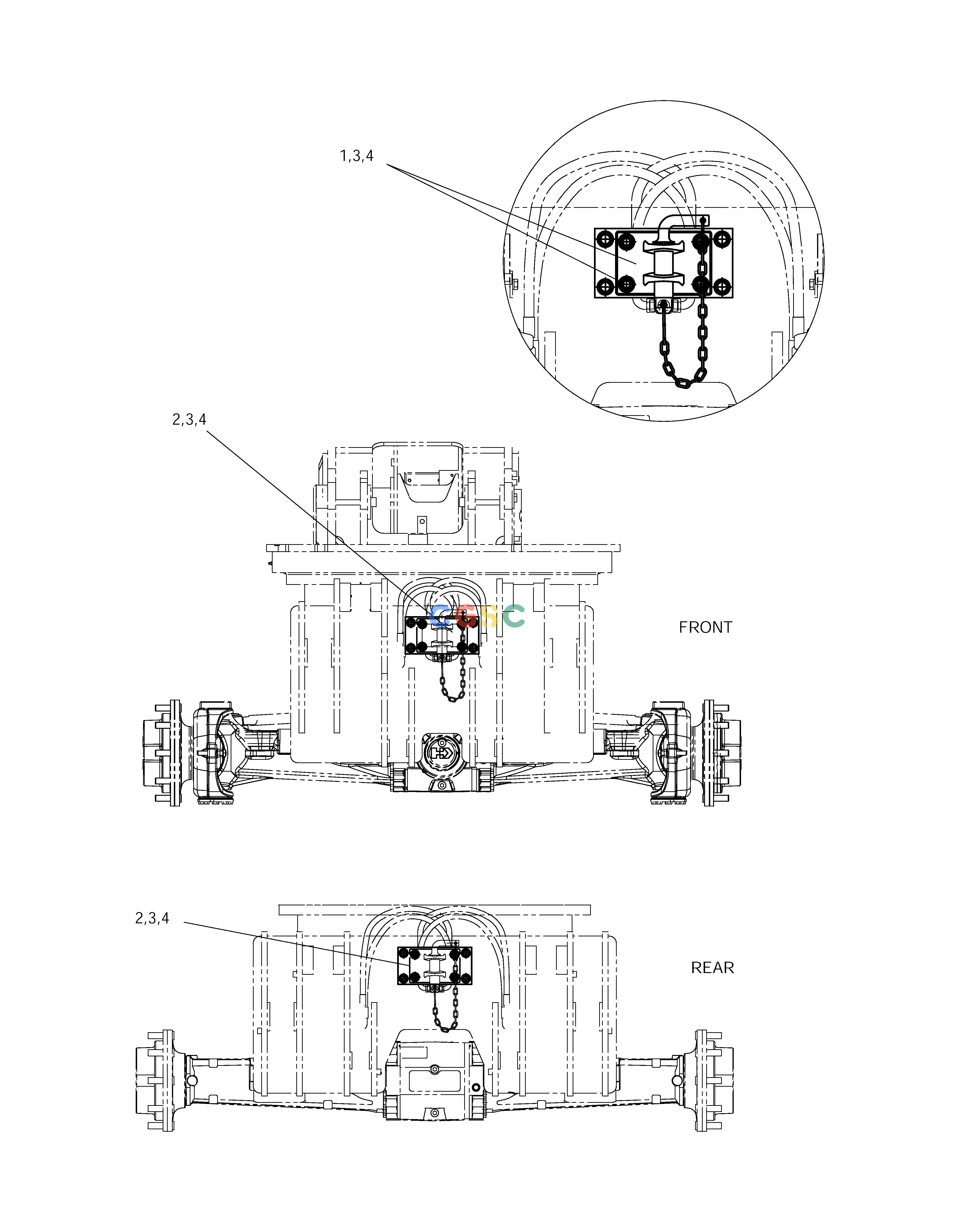 斗山零件查询COUPLING ATTACH. SOLAR 140W-V RAIL WAY Doosan parts catalog online