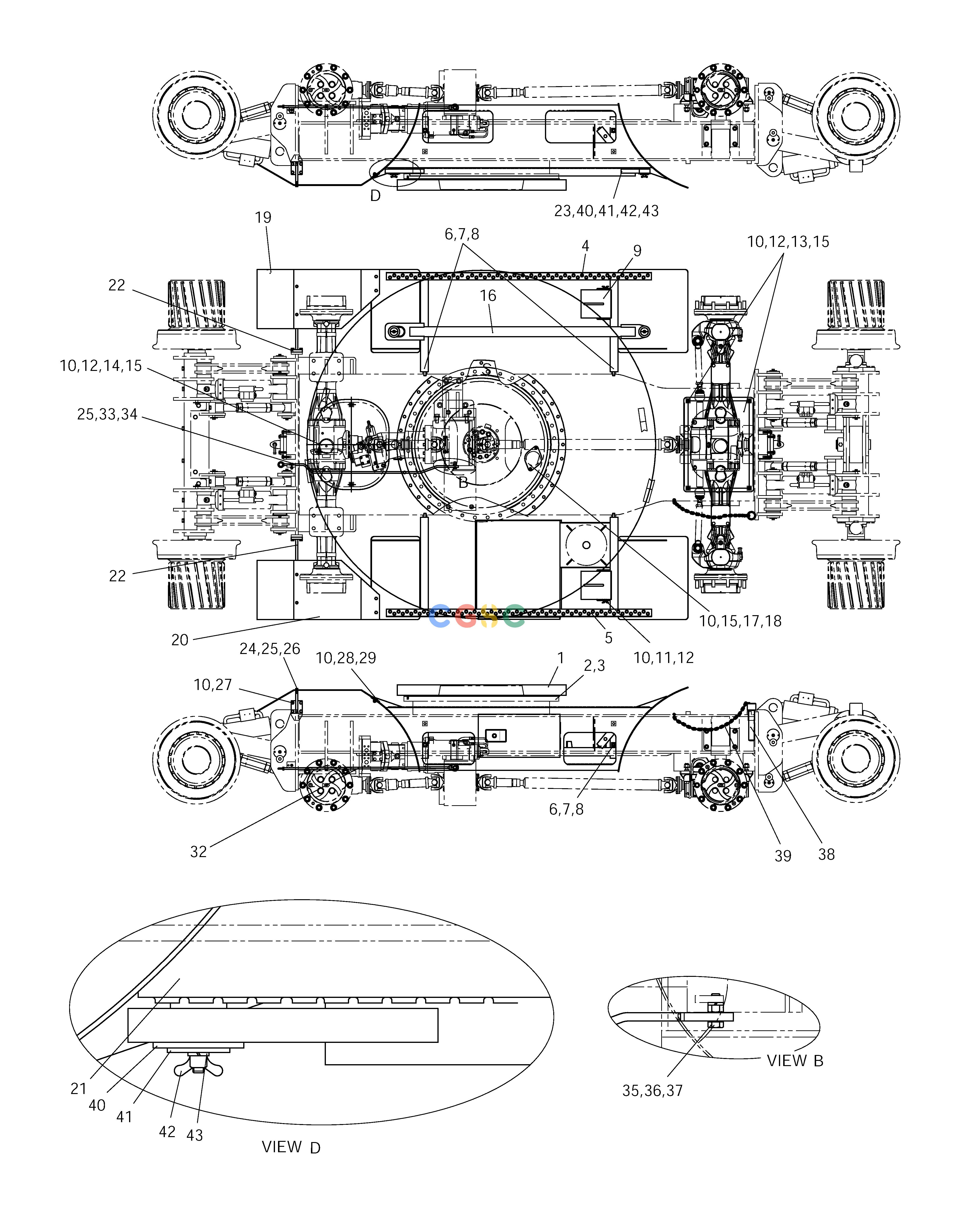 斗山零件查询CHASSIS COMPONENT SOLAR 140W-V RAIL WAY Doosan parts catalog online