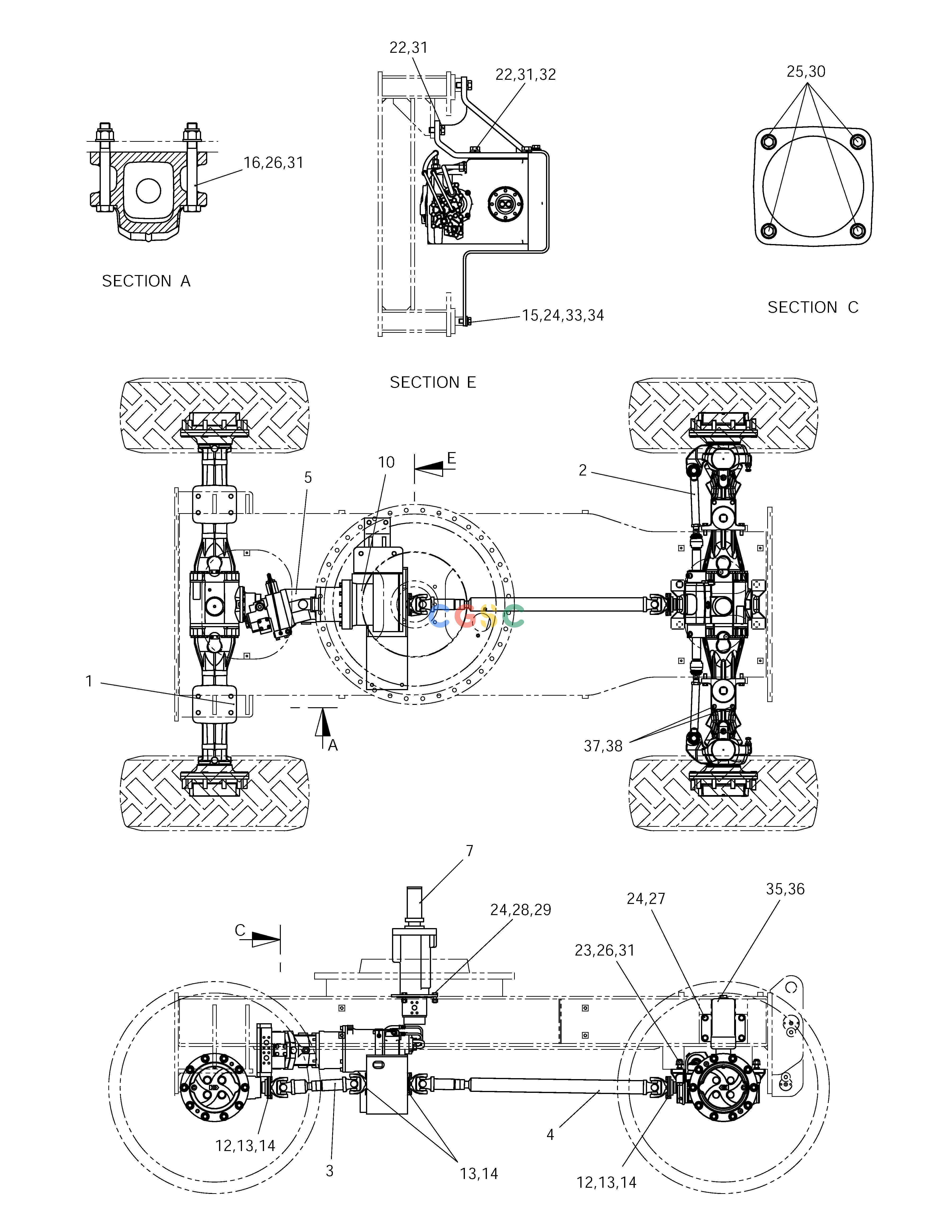 斗山零件查询POWER TRAIN-RAIL WAY SOLAR 140W-V RAIL WAY Doosan parts catalog online