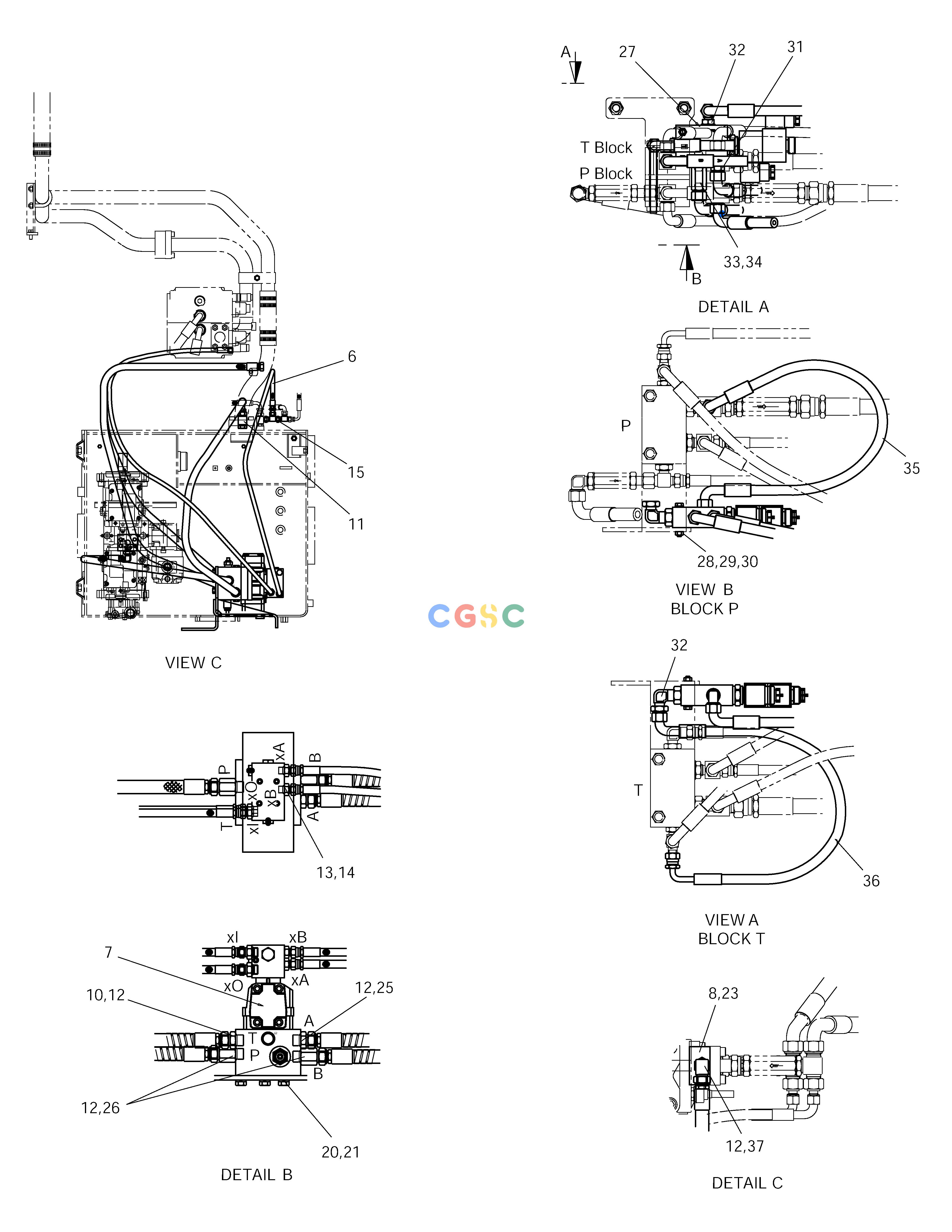 斗山零件查询MAIN PIPING ERO(2) SOLAR 140W-V RAIL WAY Doosan parts catalog online