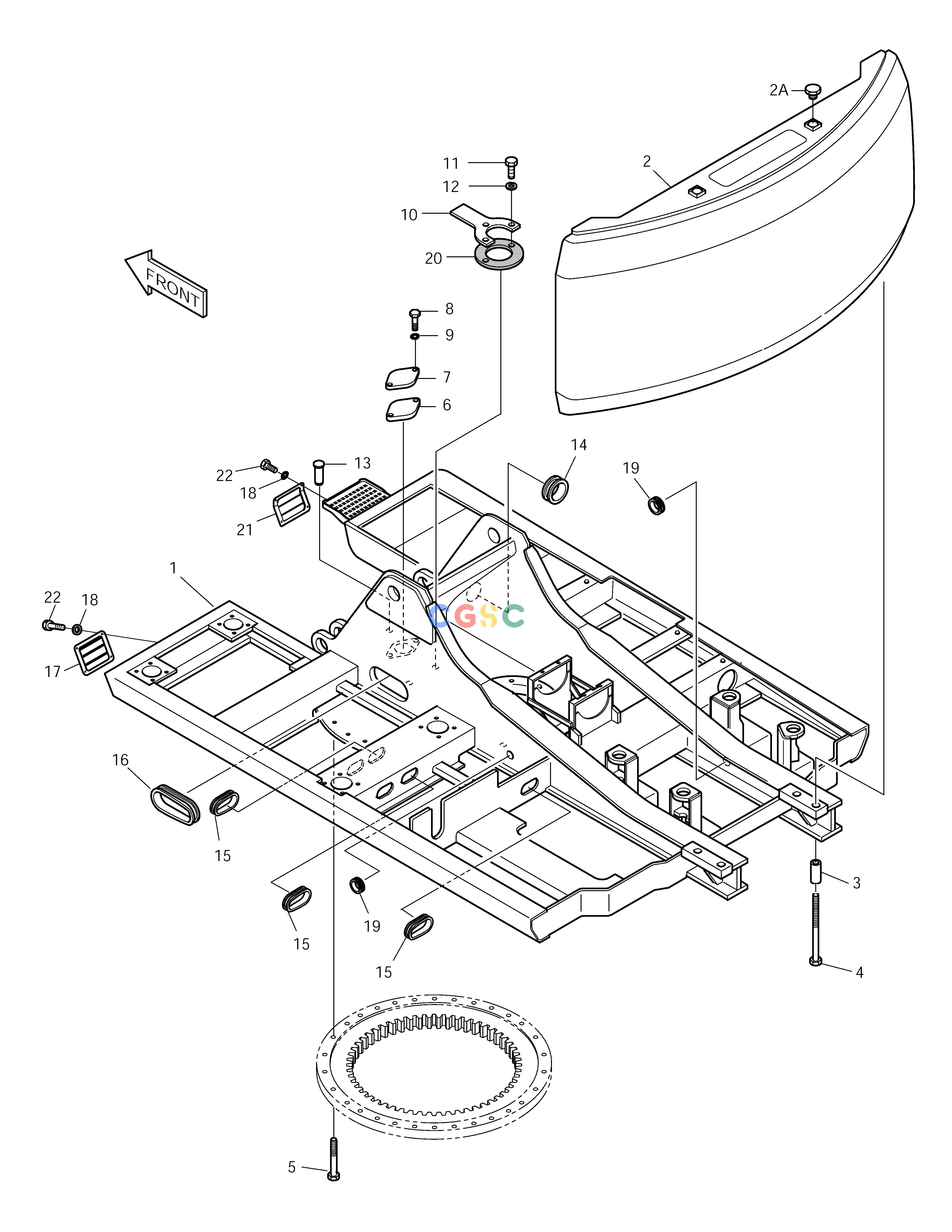 斗山零件查询MAIN FRAME SOLAR 175LC-V Doosan parts catalog online