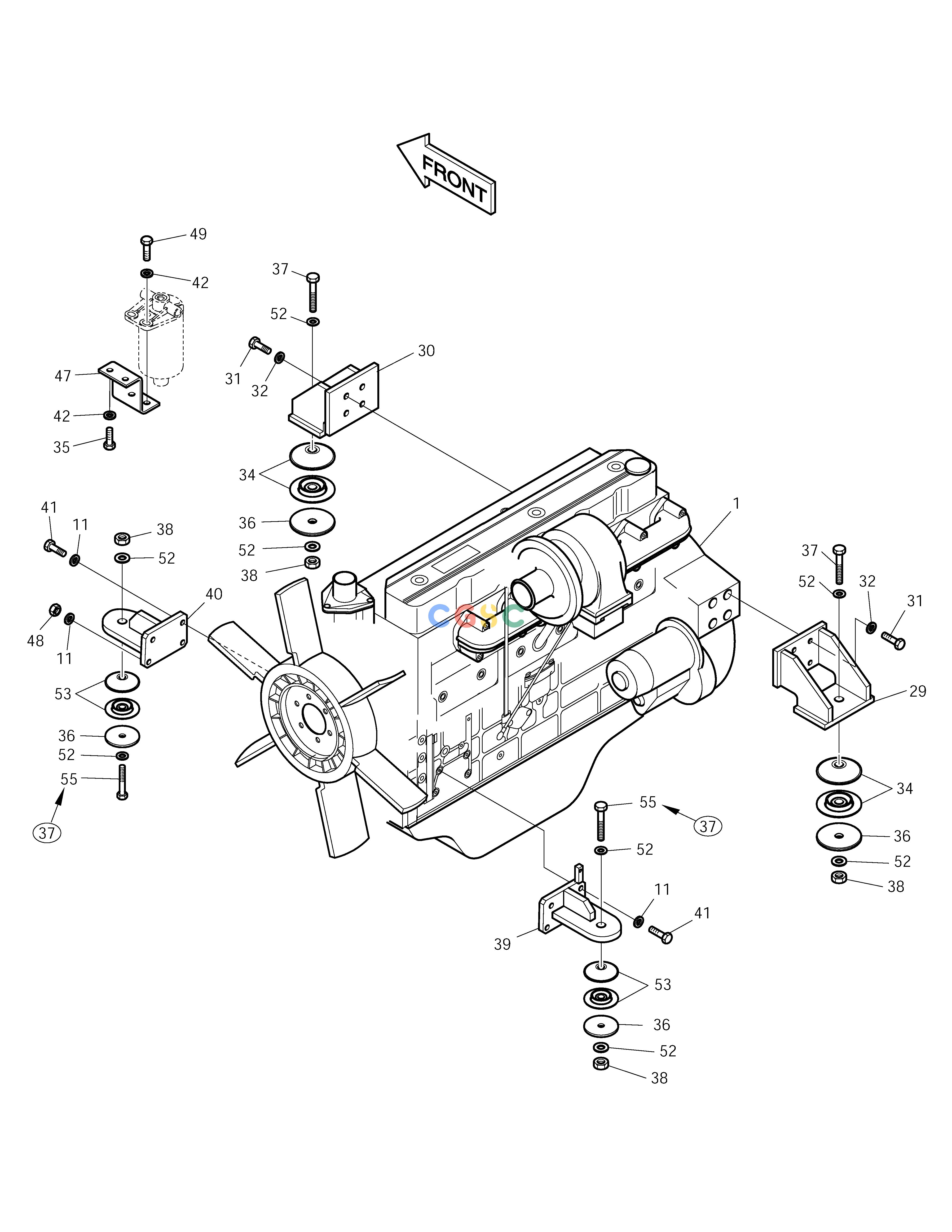 斗山零件查询ENGINE MOUNTING SOLAR 175LC-V Doosan parts catalog online