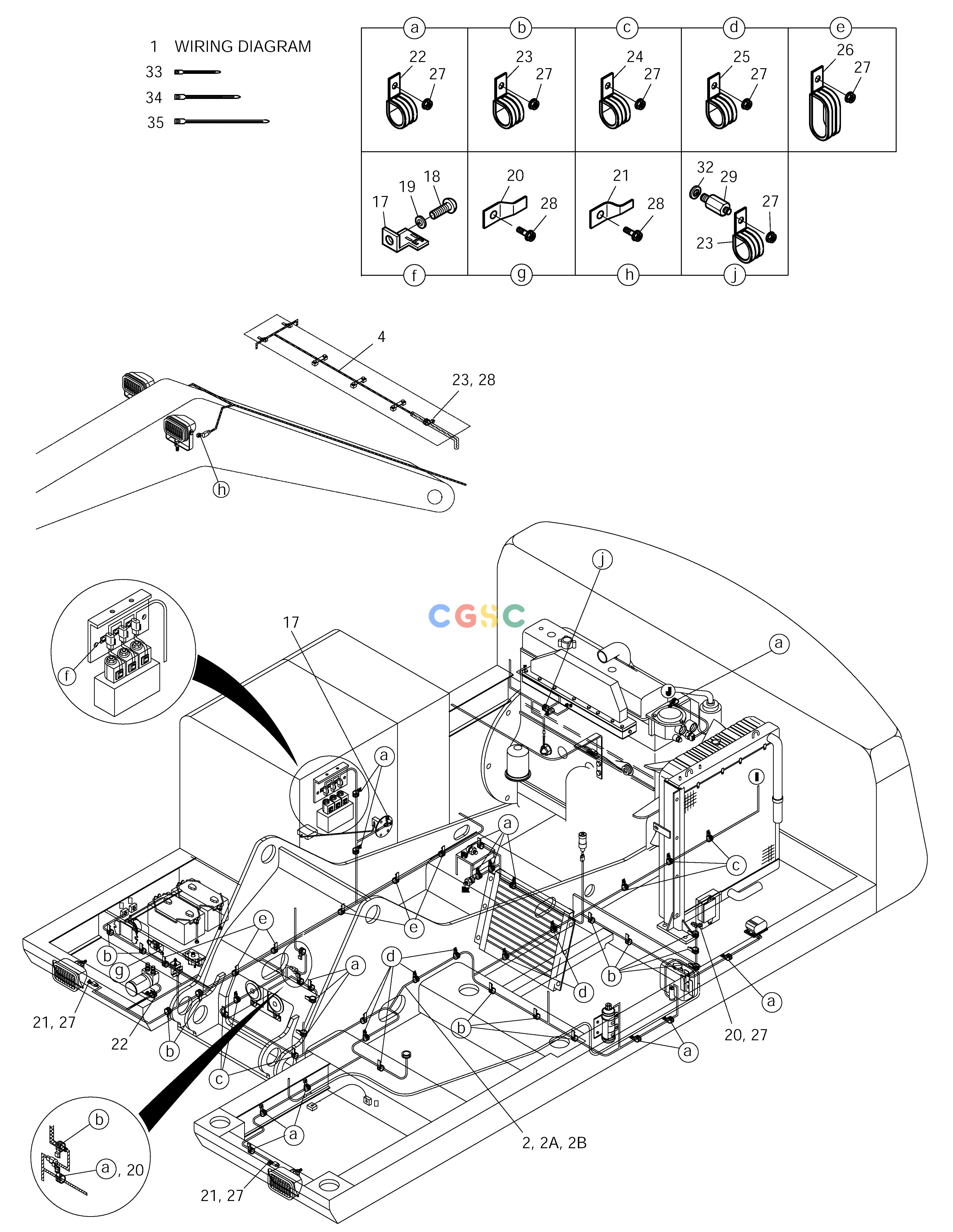 斗山零件查询ELECTRIC WIRING(3)-RELATED PARTS SOLAR 175LC-V Doosan parts catalog online