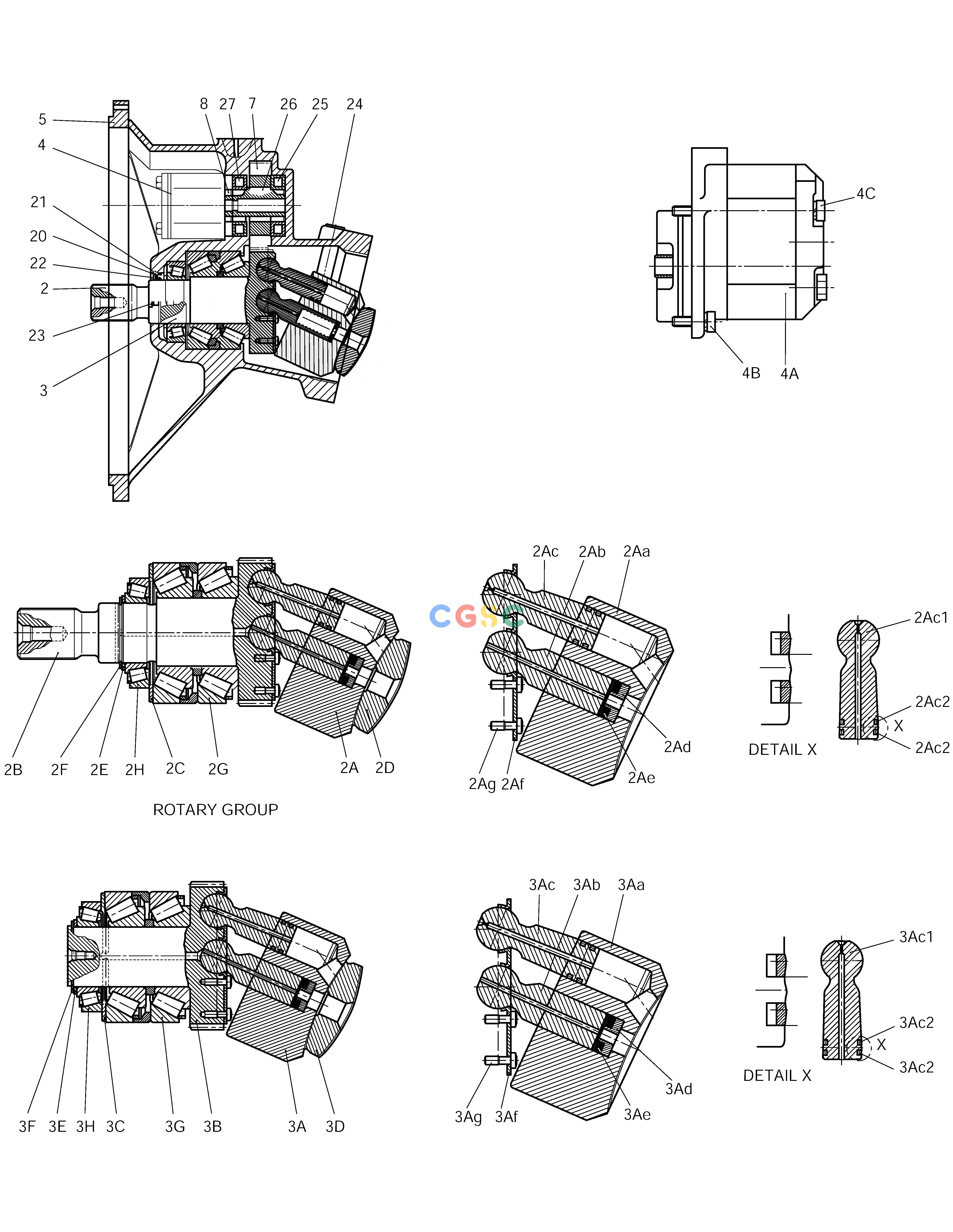 斗山零件查询MAIN PUMP-PUMP SOLAR 175LC-V Doosan parts catalog online