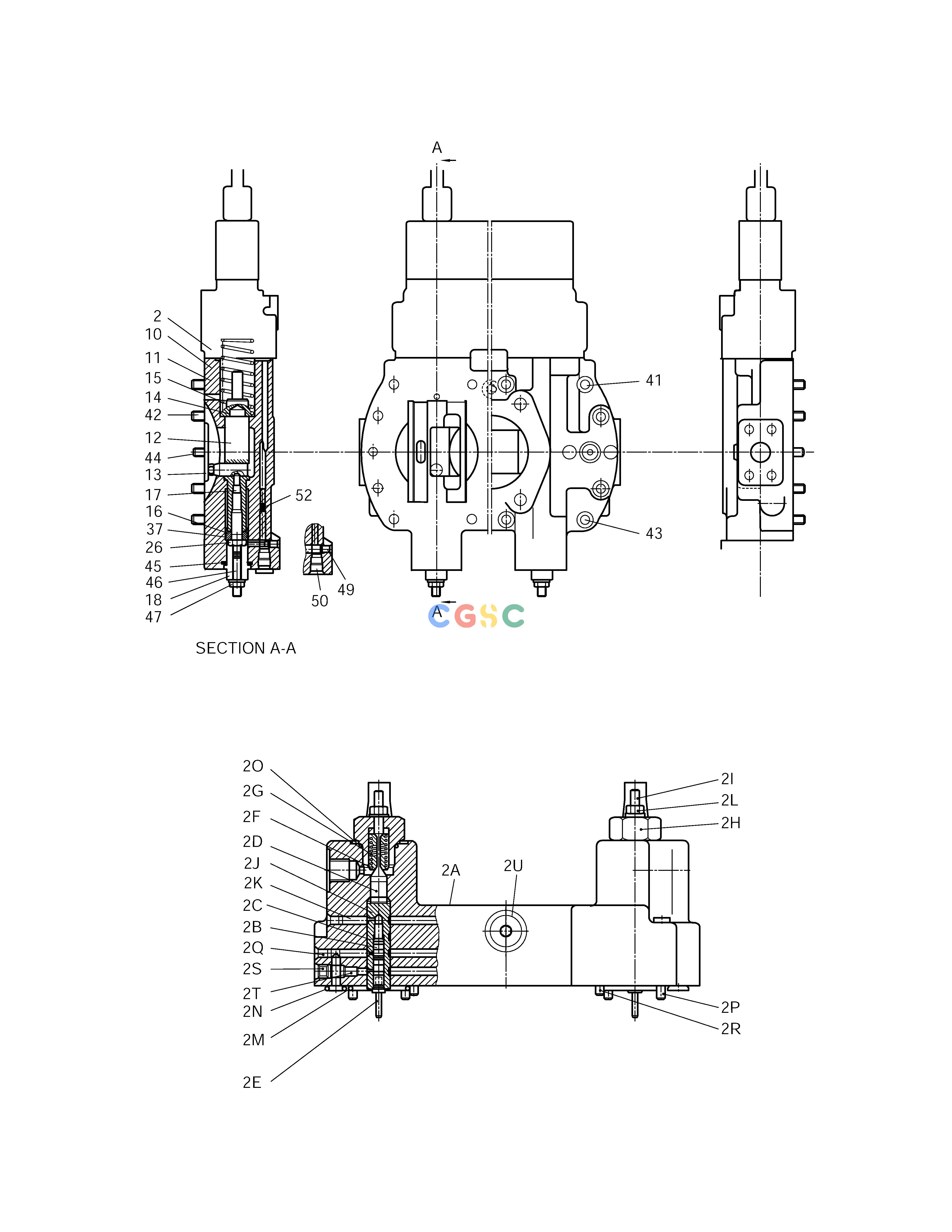 斗山零件查询MAIN PUMP-CONTROL SOLAR 175LC-V Doosan parts catalog online