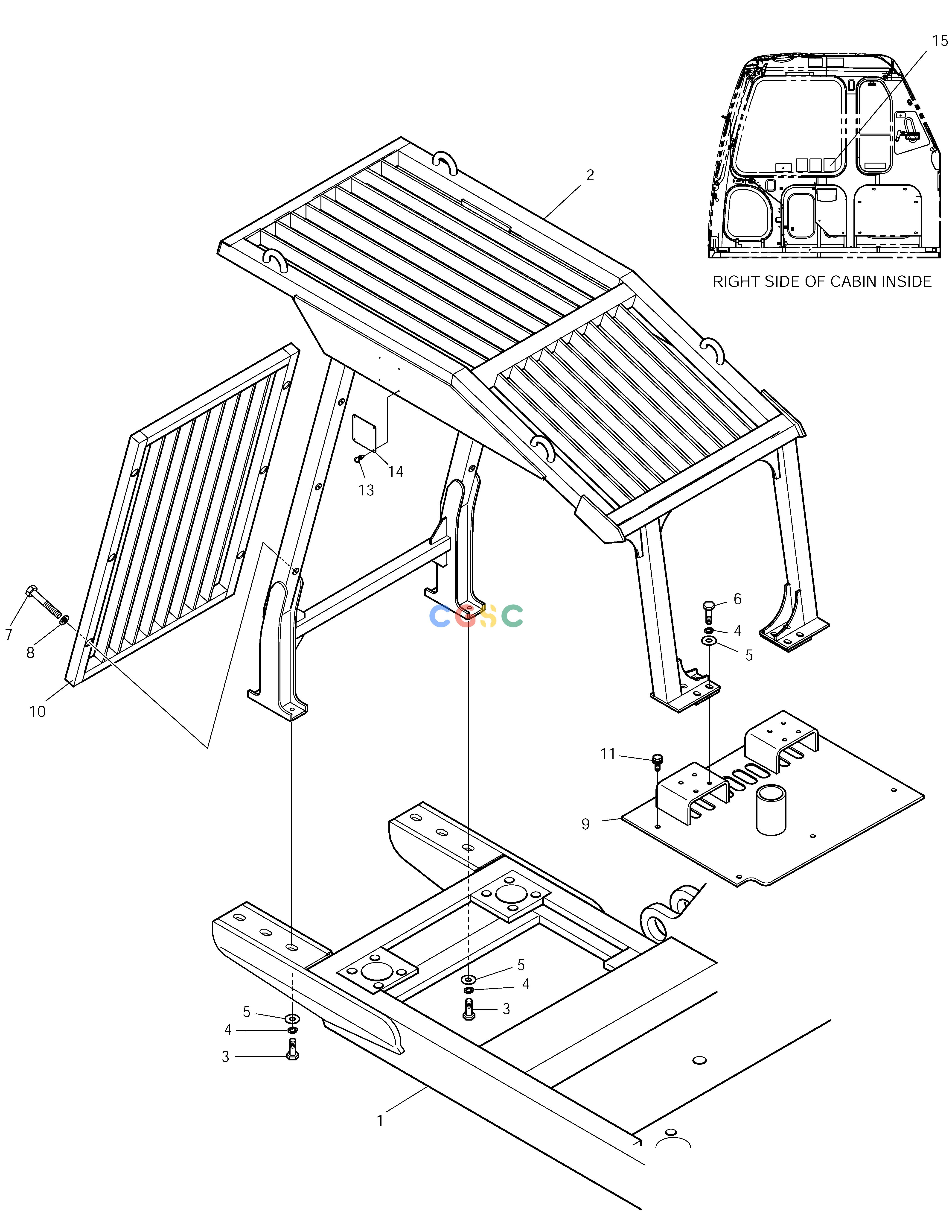 斗山零件查询F.O.G.S GUARD SOLAR 175LC-V Doosan parts catalog online