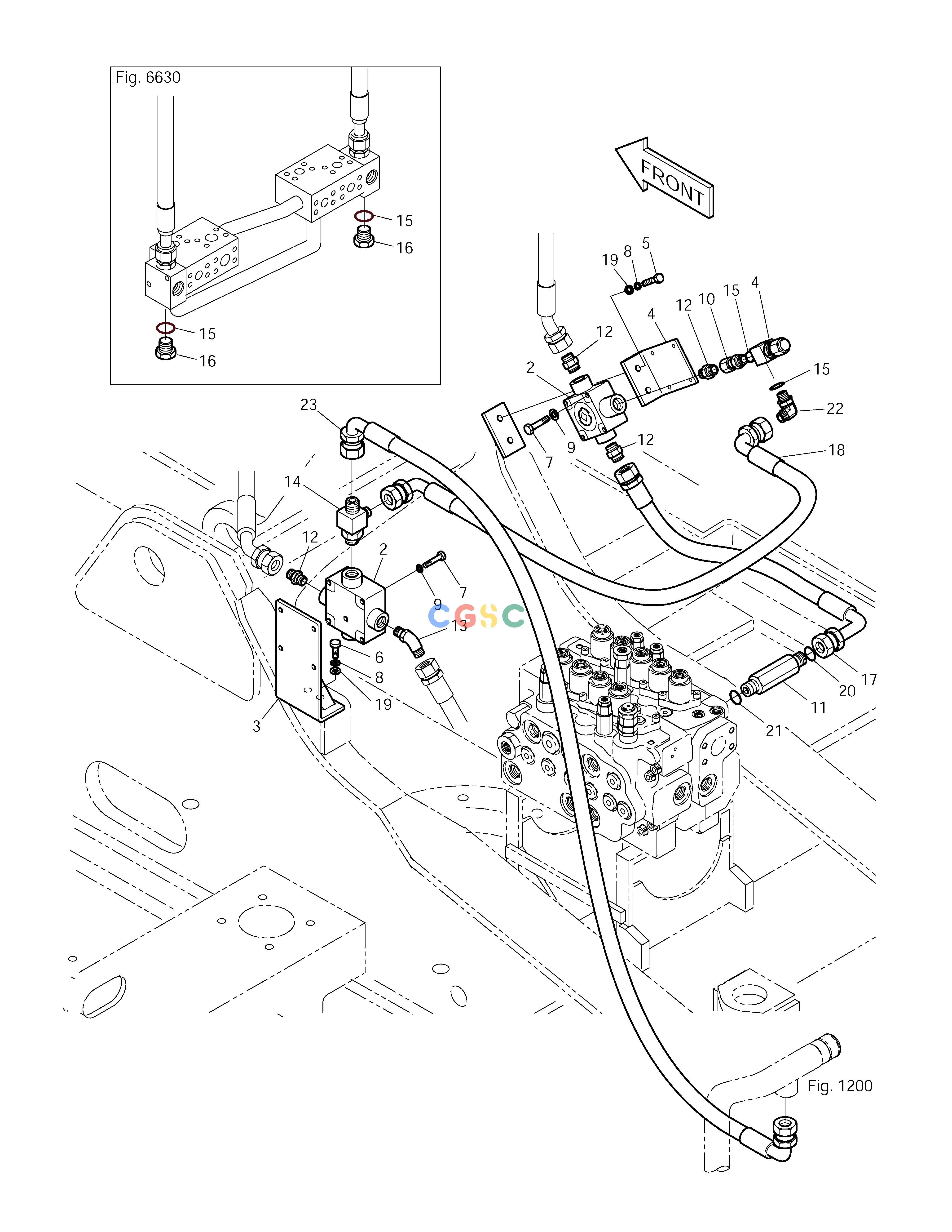 斗山零件查询MAIN PIPING-P3C-ARTI. SOLAR 175LC-V Doosan parts catalog online