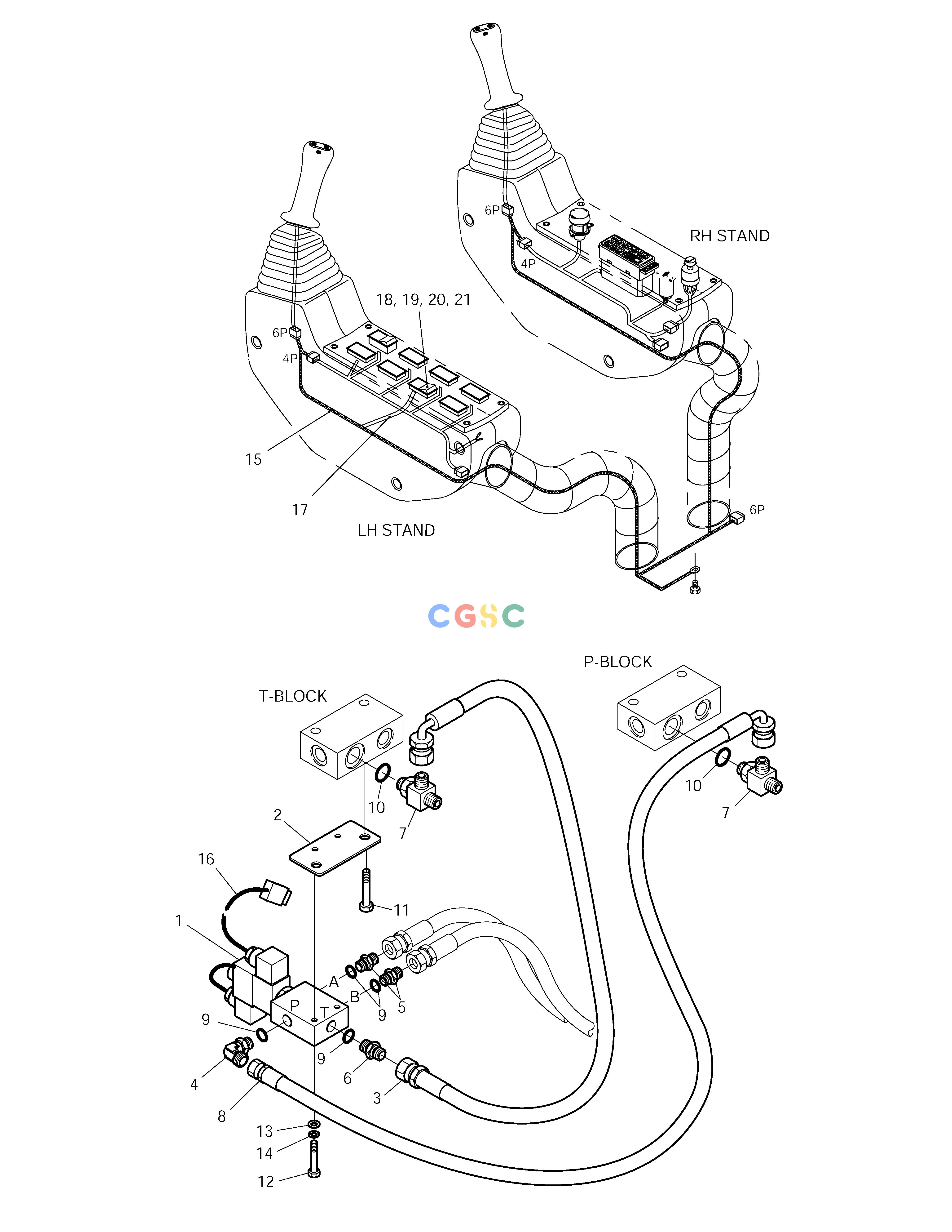 斗山零件查询JOYSTICK PILOT-ERO SOLAR 175LC-V Doosan parts catalog online