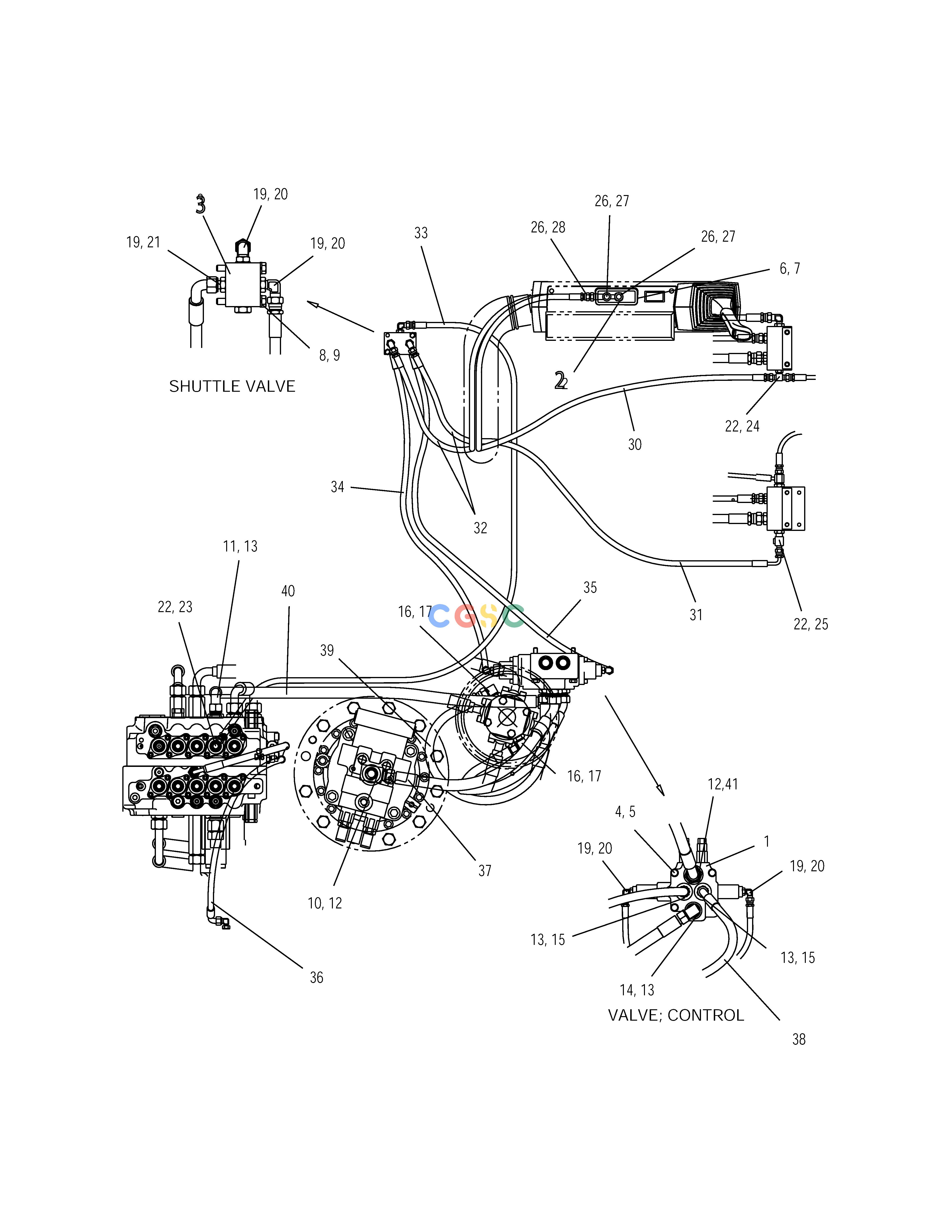 斗山零件查询BLADE PIPING FRAME SOLAR 175LC-V Doosan parts catalog online