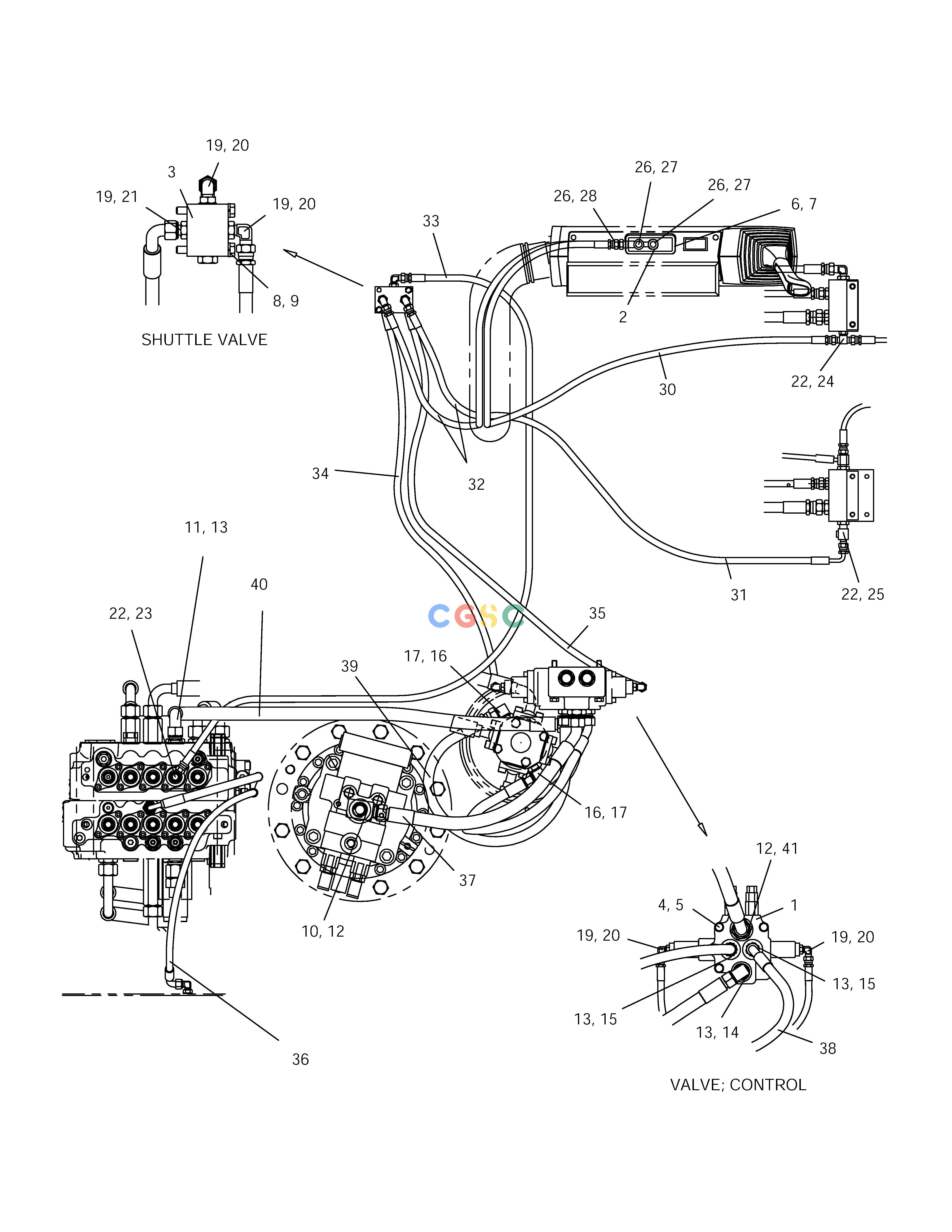 斗山零件查询BLADE PIPING FRAME-NARROW SOLAR 175LC-V Doosan parts catalog online