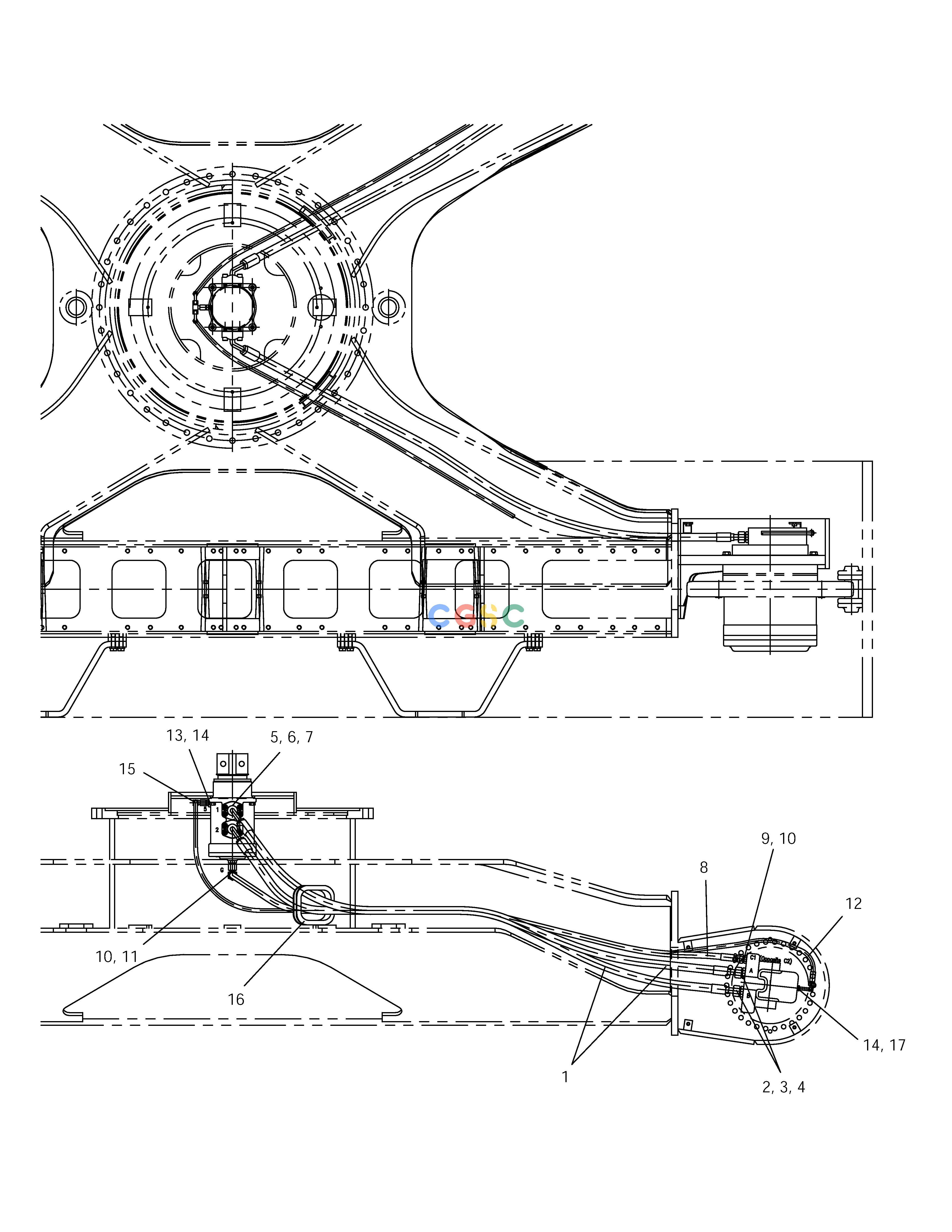 斗山零件查询PIPING PROPELING SOLAR 175LC-V Doosan parts catalog online