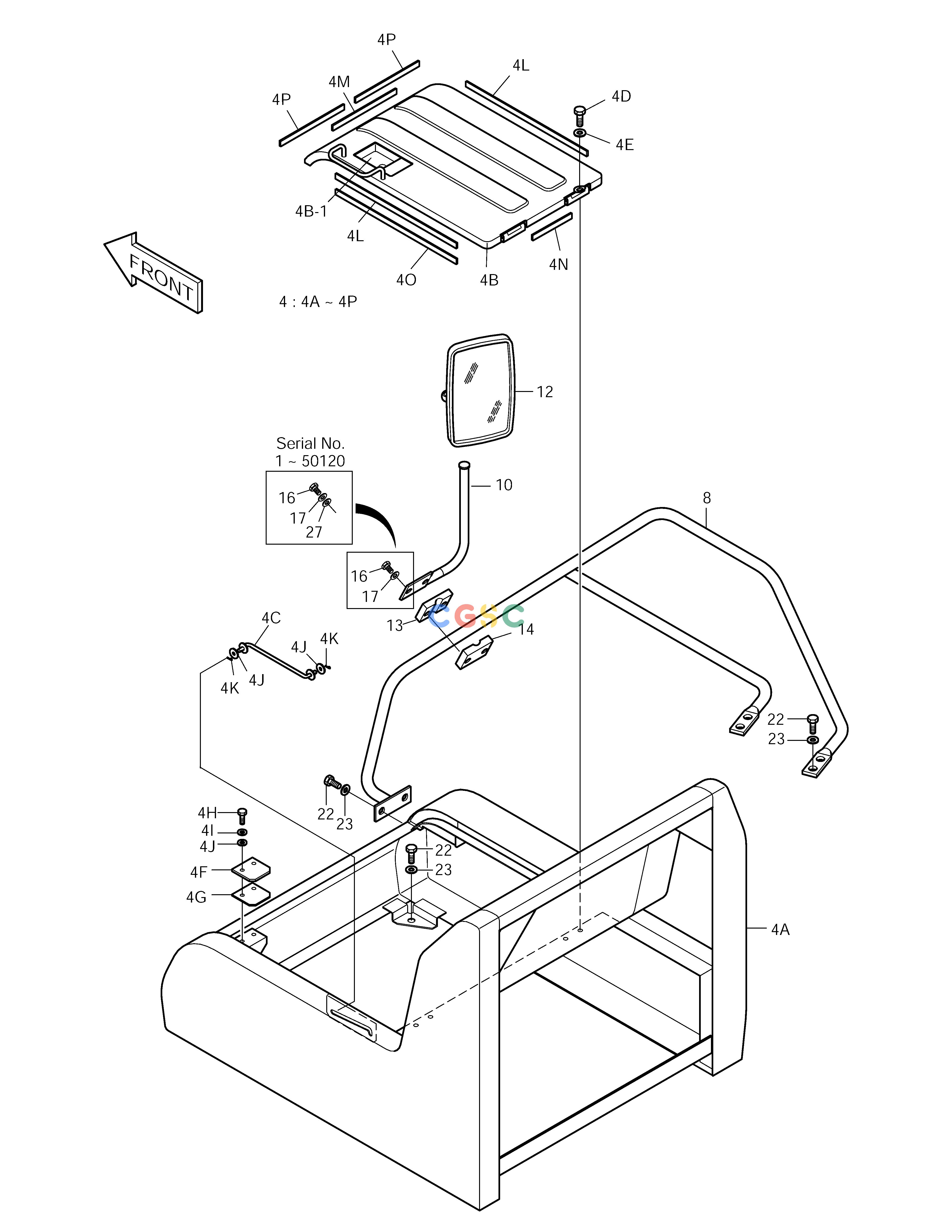 斗山零件查询COVER(4) SOLAR 170LC-V Doosan parts catalog online