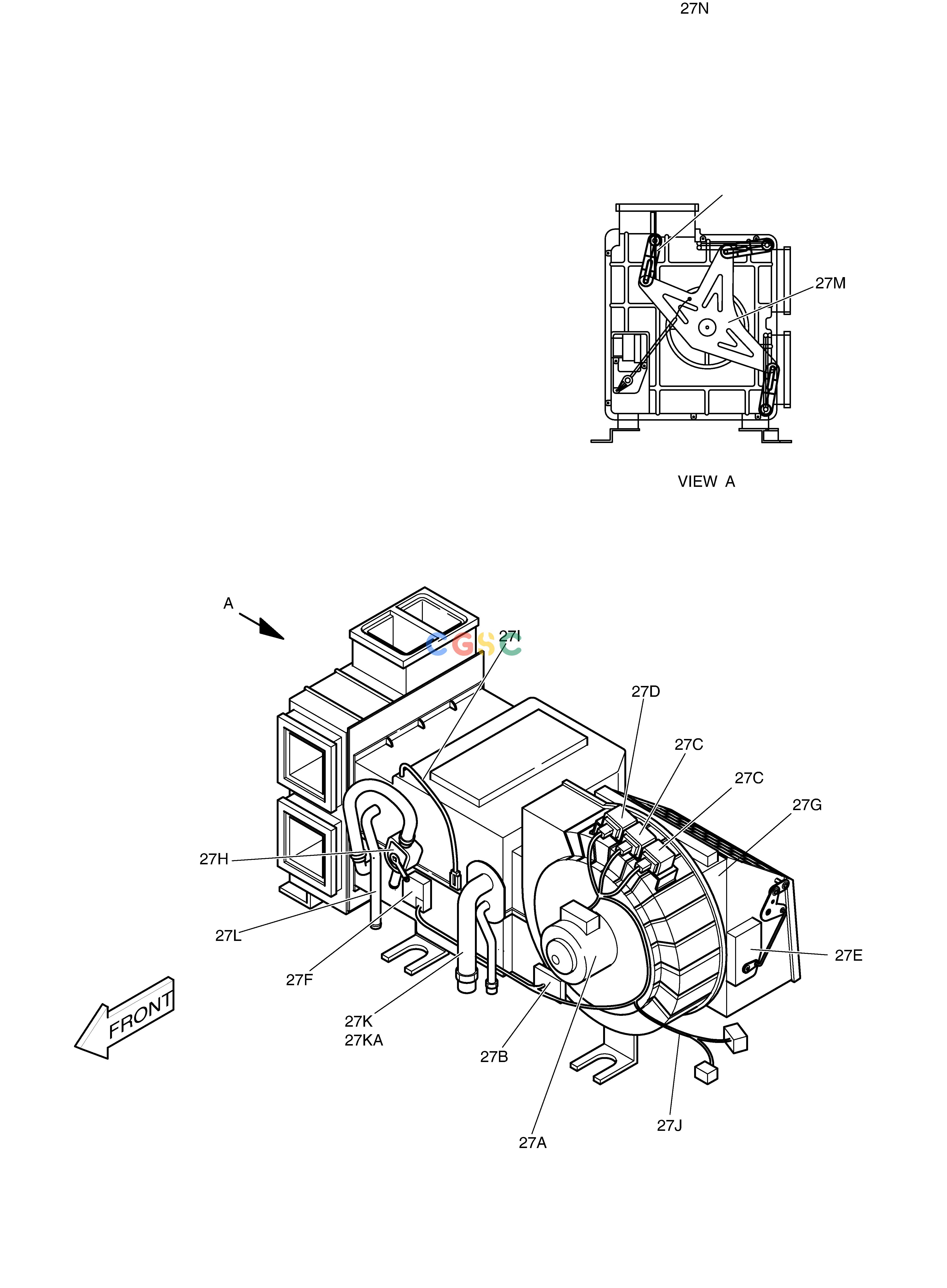 斗山零件查询AIRCONDITIONER(2)-AIRCON UNIT SOLAR 170LC-V Doosan parts catalog online