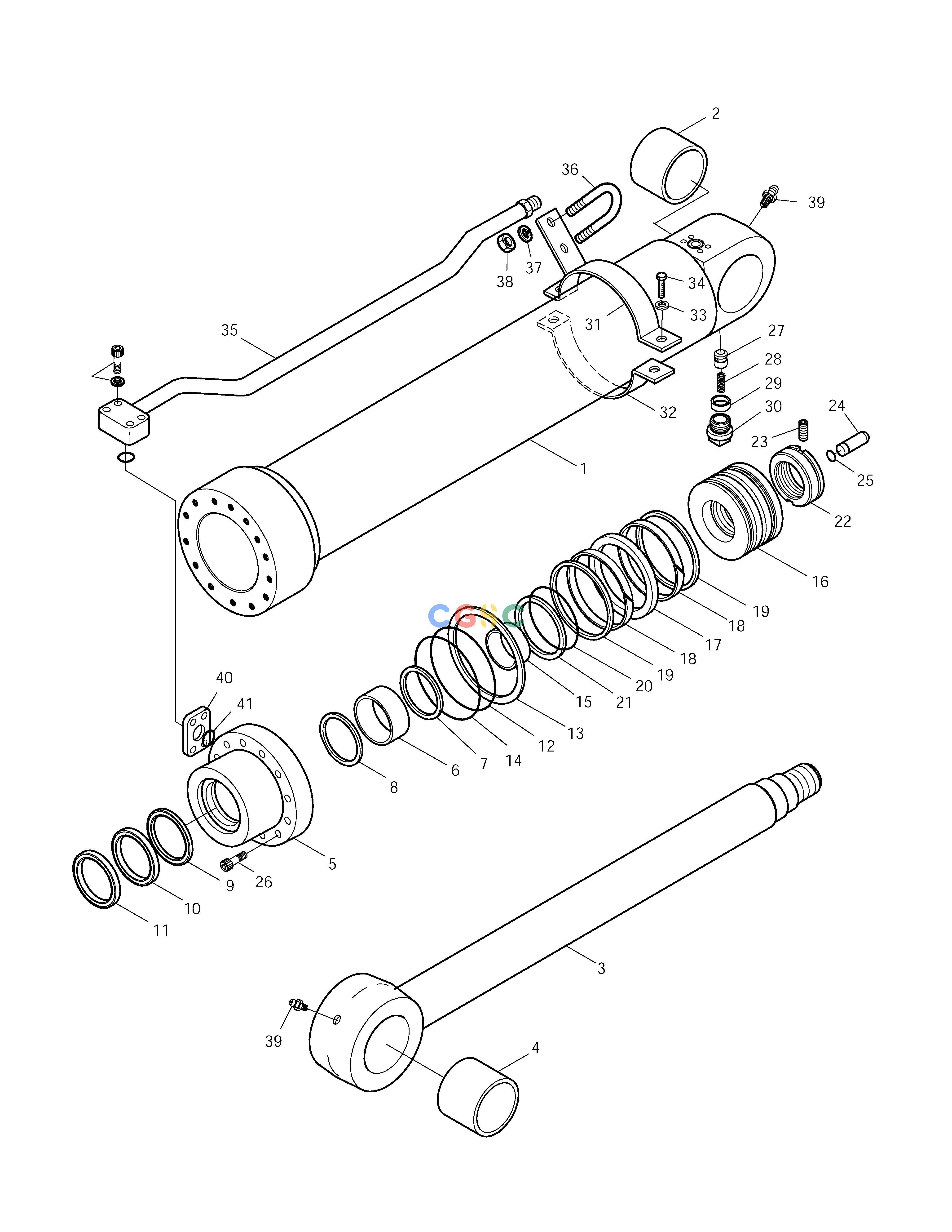 斗山零件查询ARM CYLINDER SOLAR 170LC-V Doosan parts catalog online