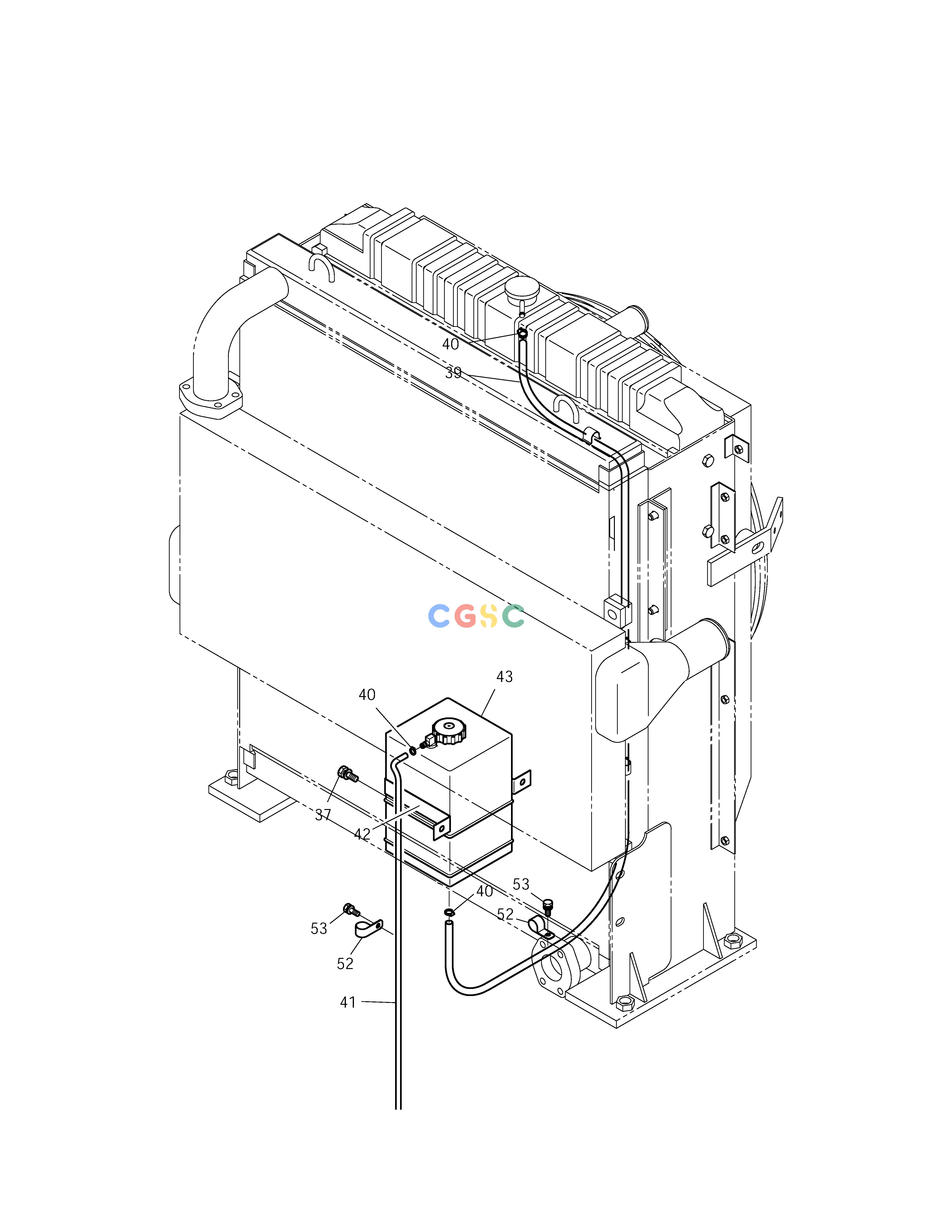 斗山零件查询RESERVE TANK SOLAR 255LC-V Doosan parts catalog online