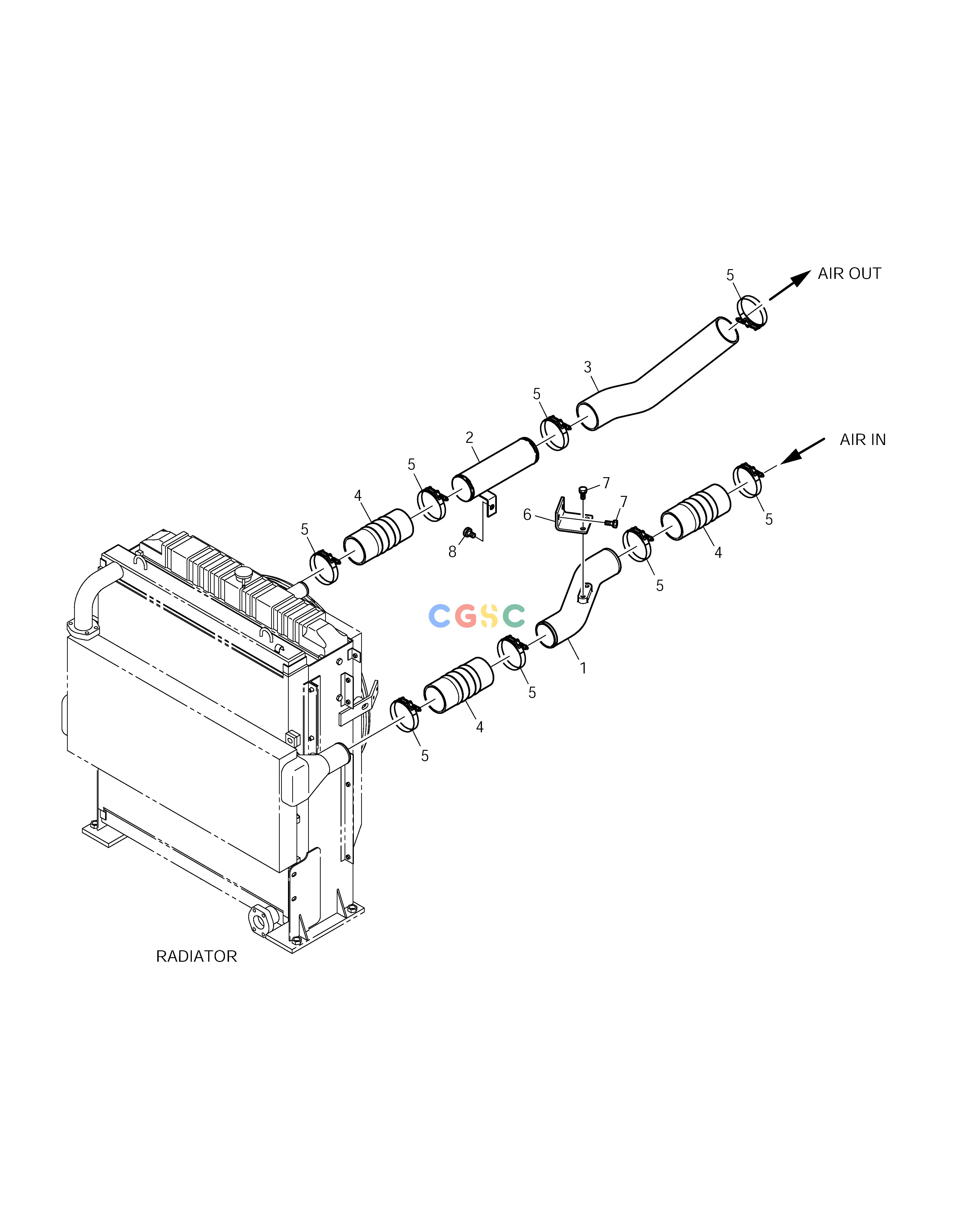 斗山零件查询CAC PIPING SOLAR 255LC-V Doosan parts catalog online
