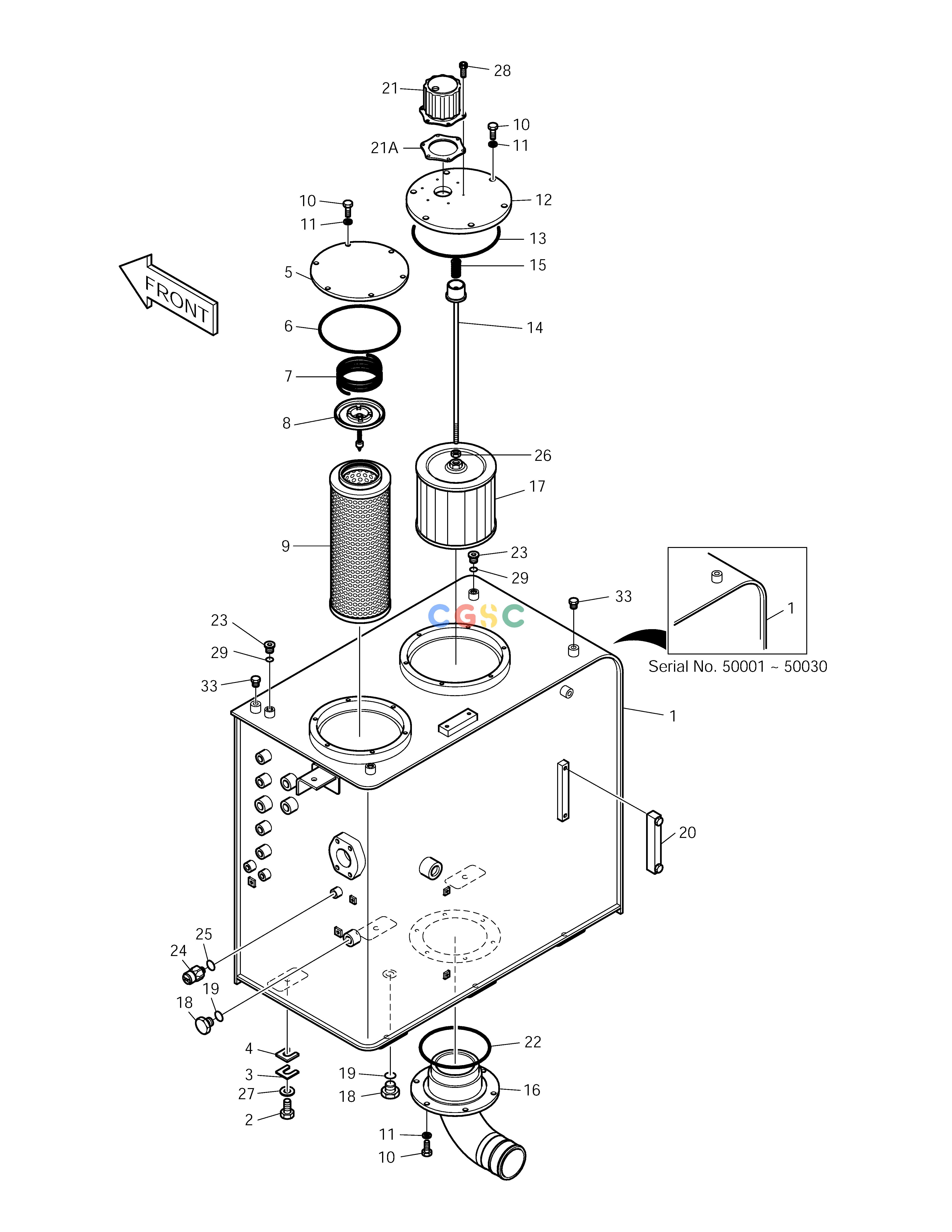 斗山零件查询OIL TANK SOLAR 255LC-V Doosan parts catalog online