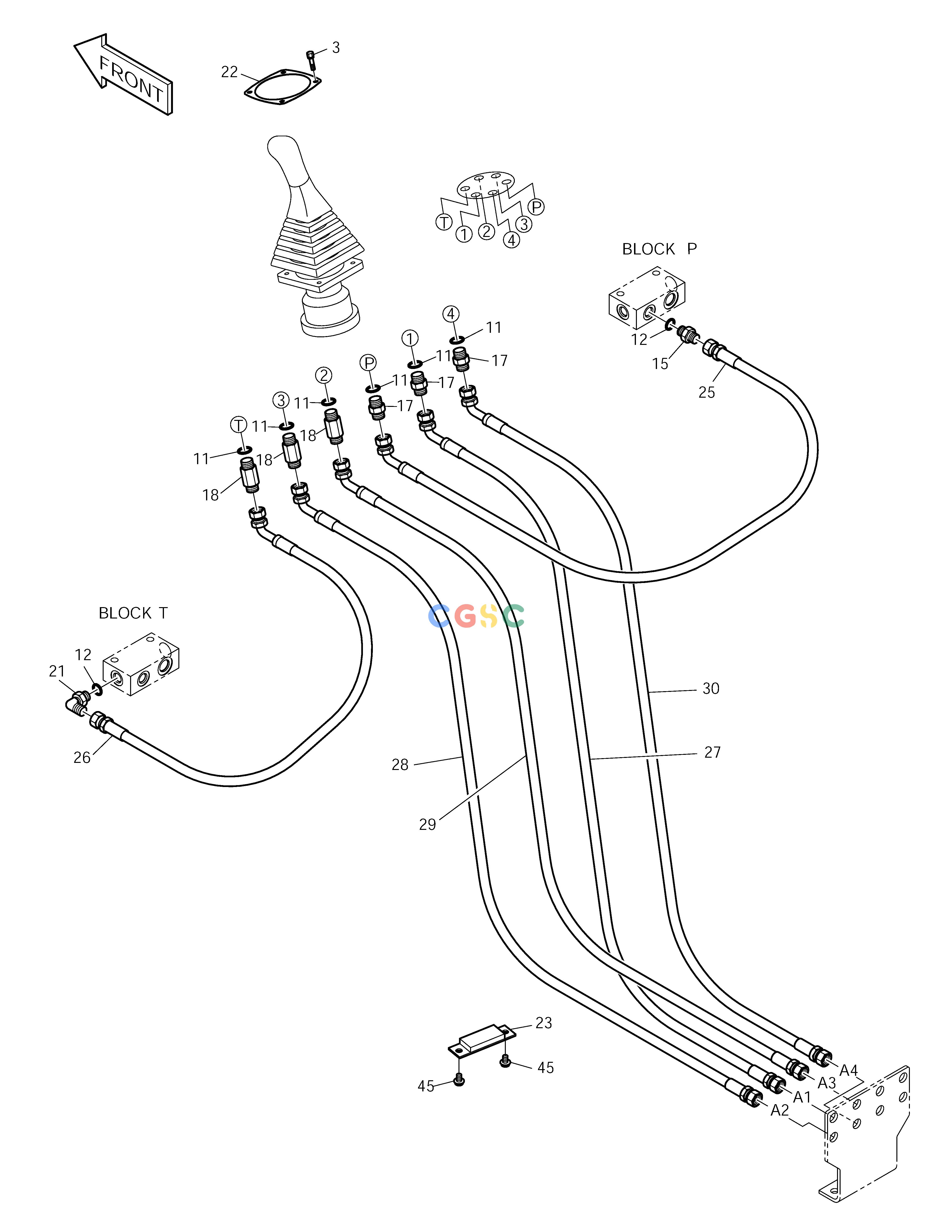斗山零件查询PILOT PIPING(6) SOLAR 255LC-V Doosan parts catalog online