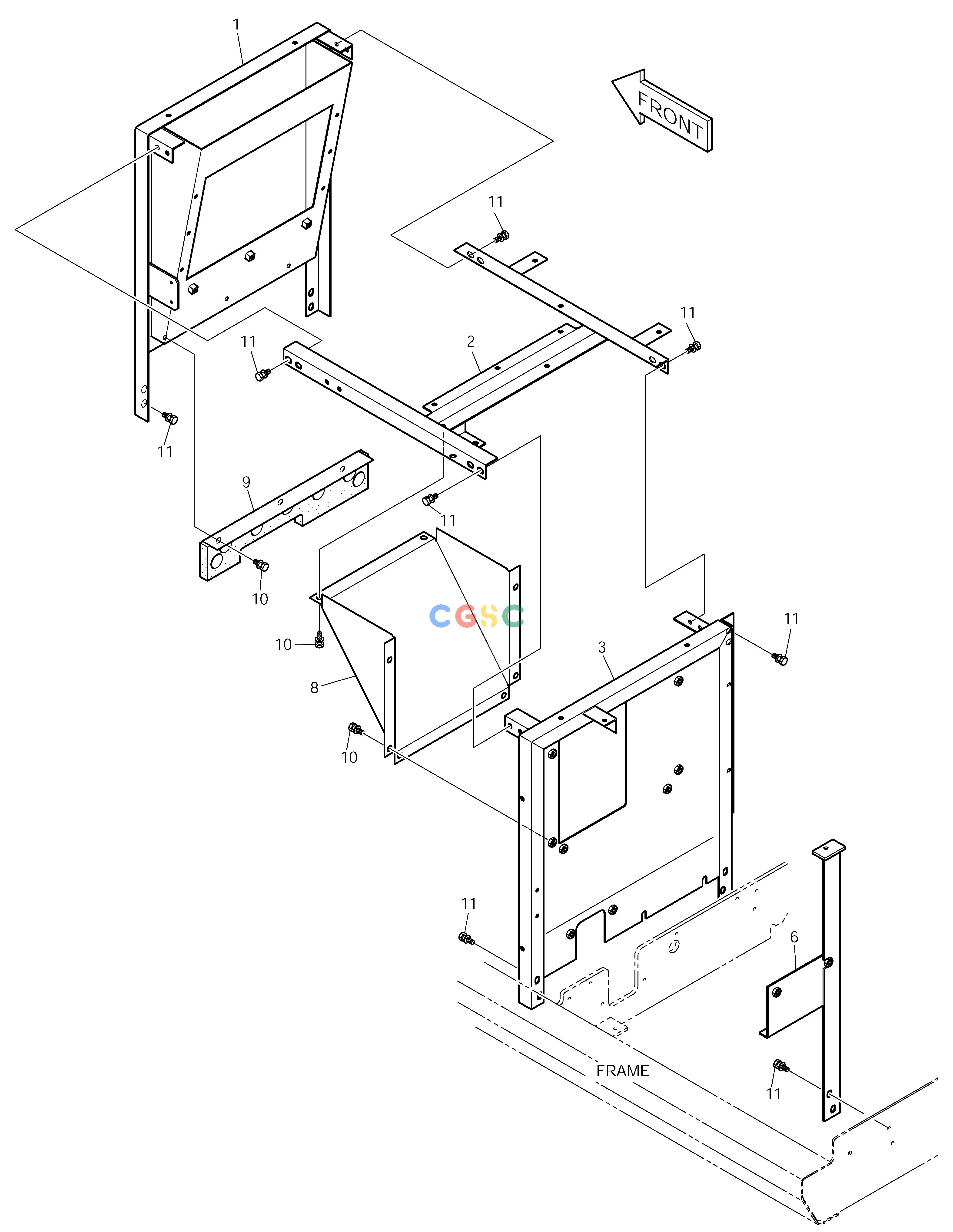 斗山零件查询SUPPORT(1) SOLAR 255LC-V Doosan parts catalog online