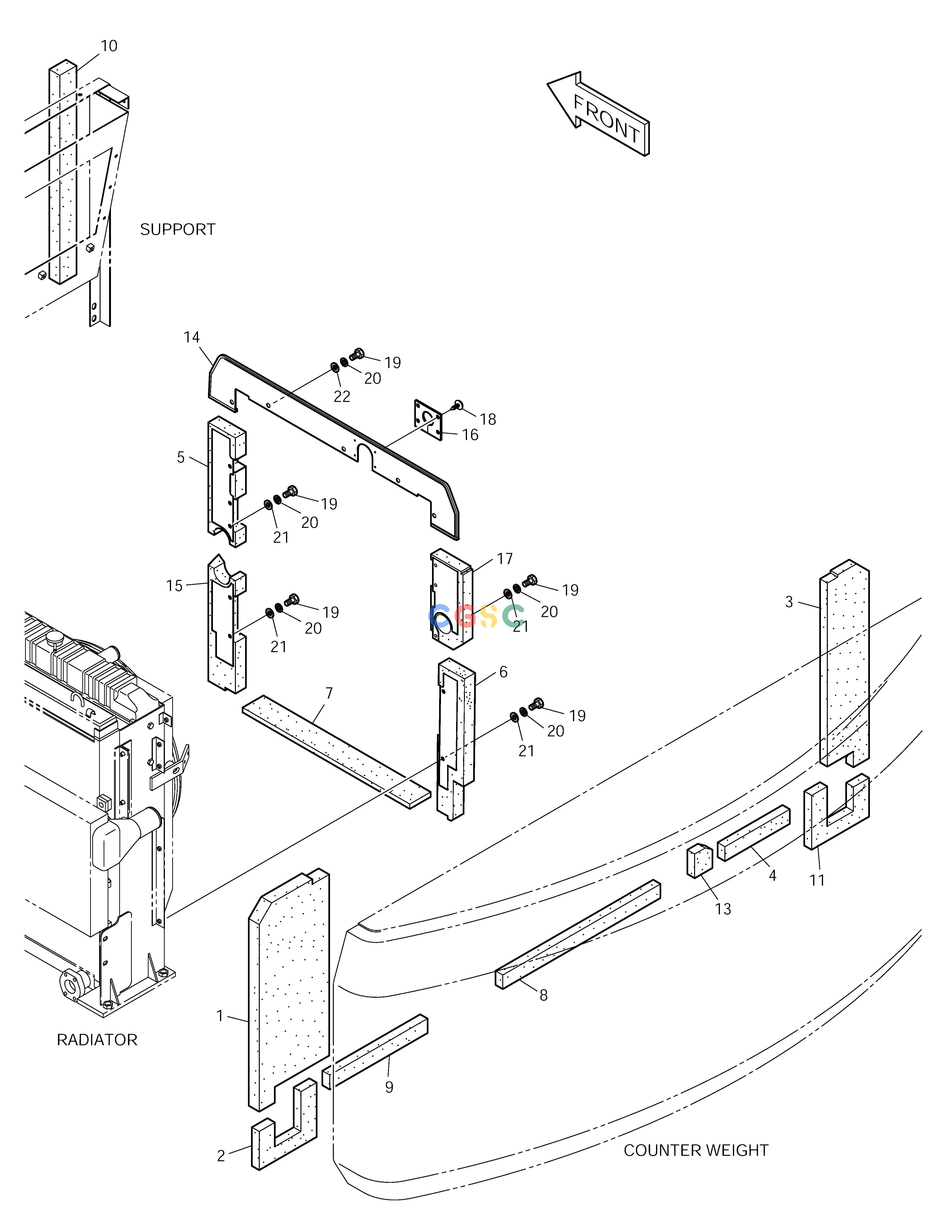 斗山零件查询ACOUSTIC FOAM(1) SOLAR 255LC-V Doosan parts catalog online