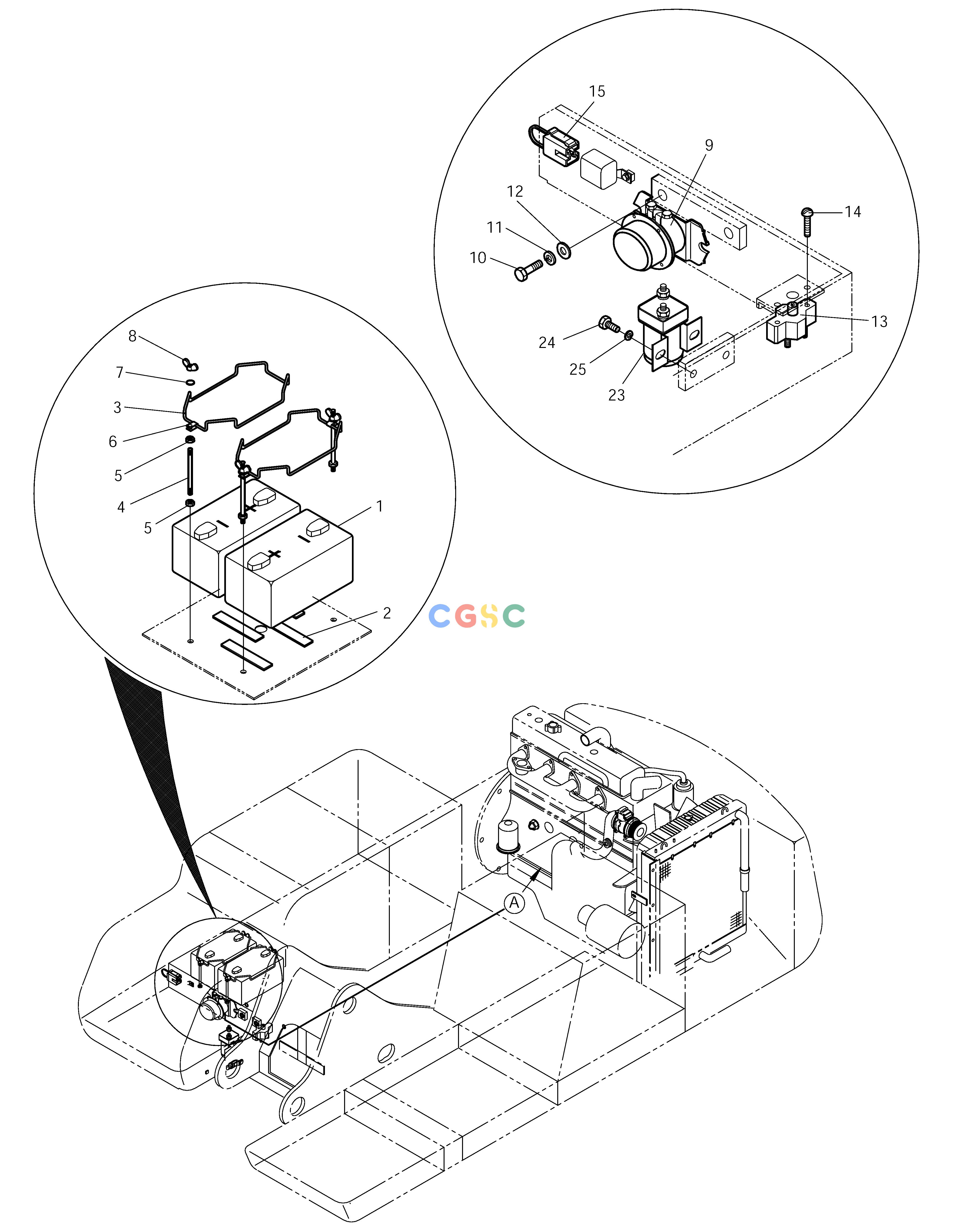 斗山零件查询ELECTRIC PARTS(5)-BATTERY SOLAR 255LC-V Doosan parts catalog online