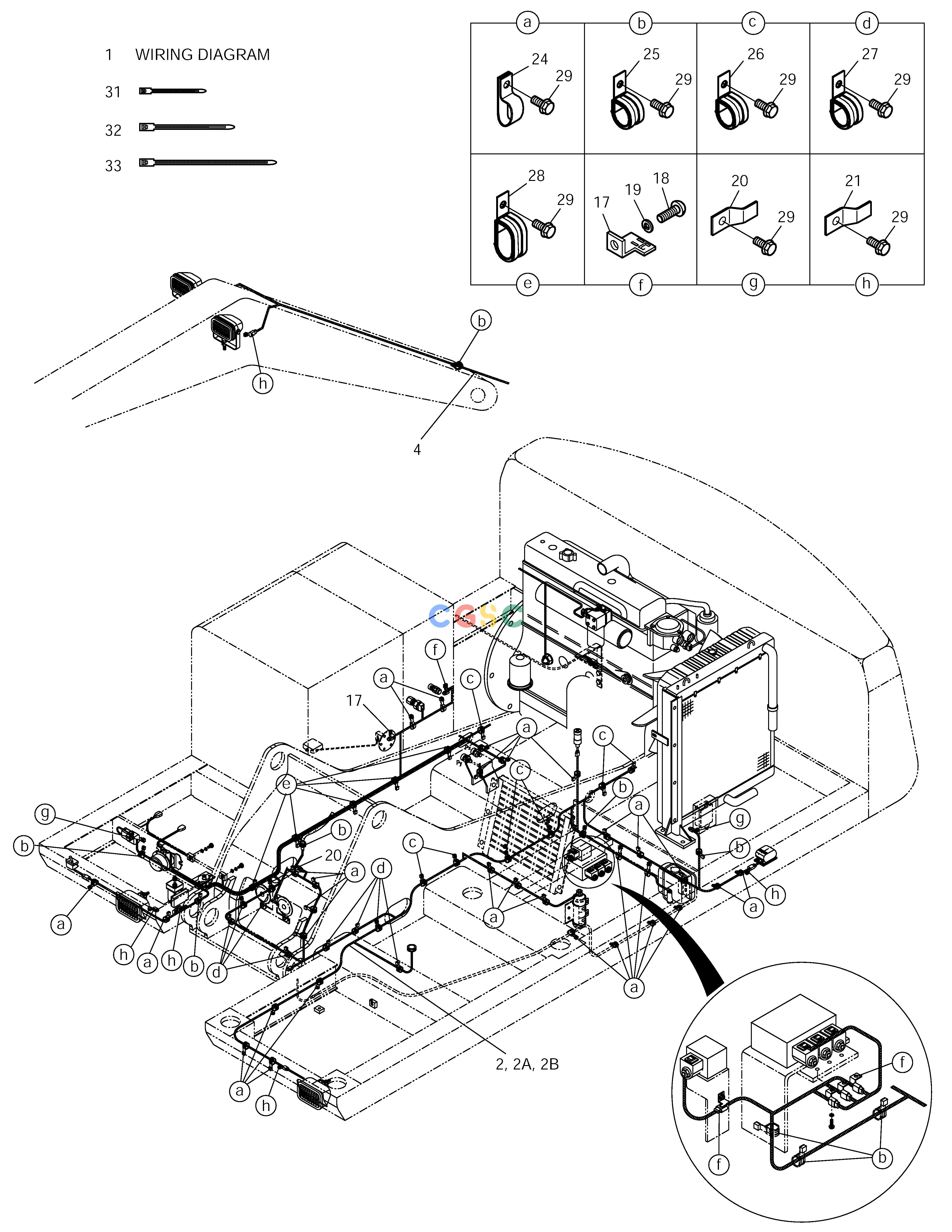 斗山零件查询ELECTRIC WIRING(3)-RELATED PARTS SOLAR 255LC-V Doosan parts catalog online