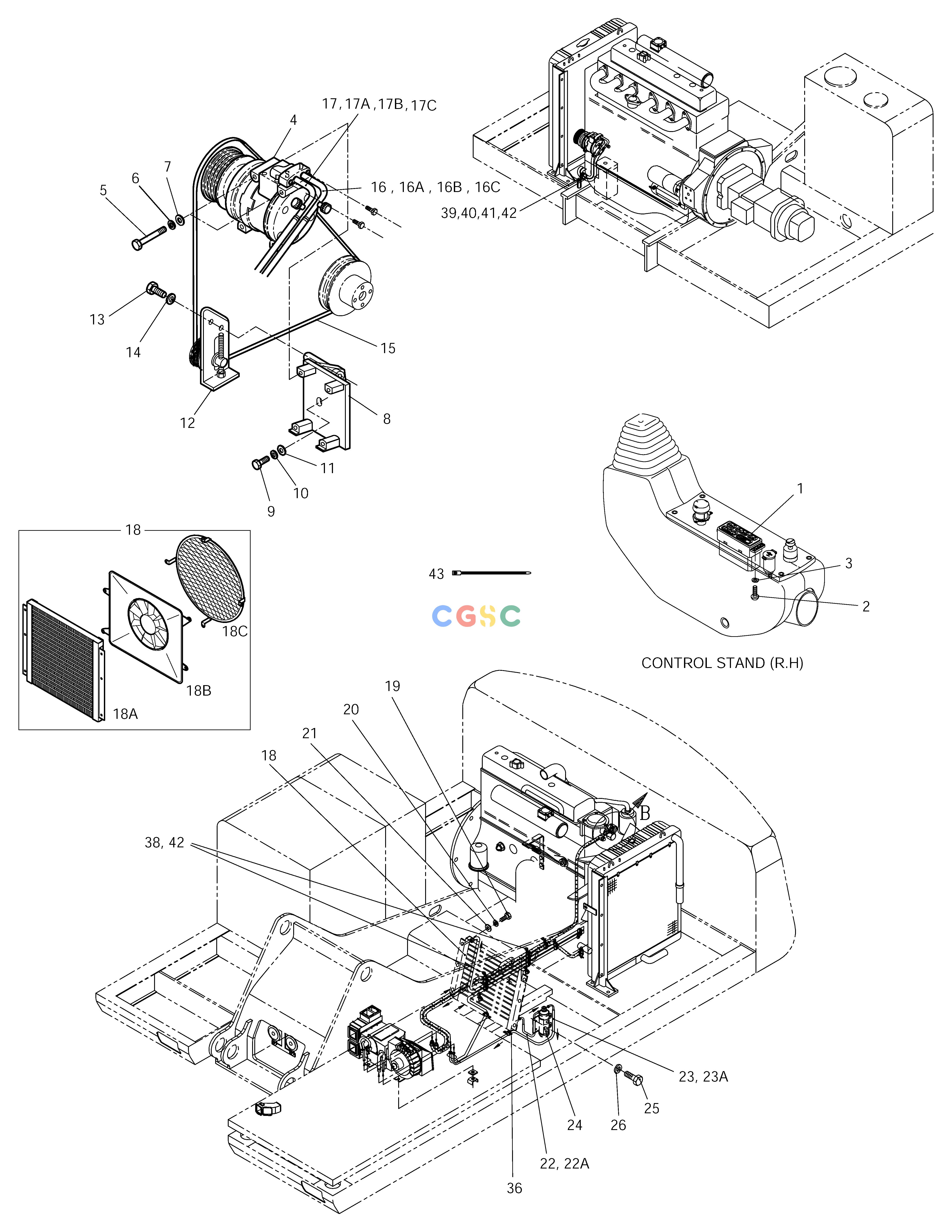 斗山零件查询AIRCONDITIONER(1) SOLAR 255LC-V Doosan parts catalog online