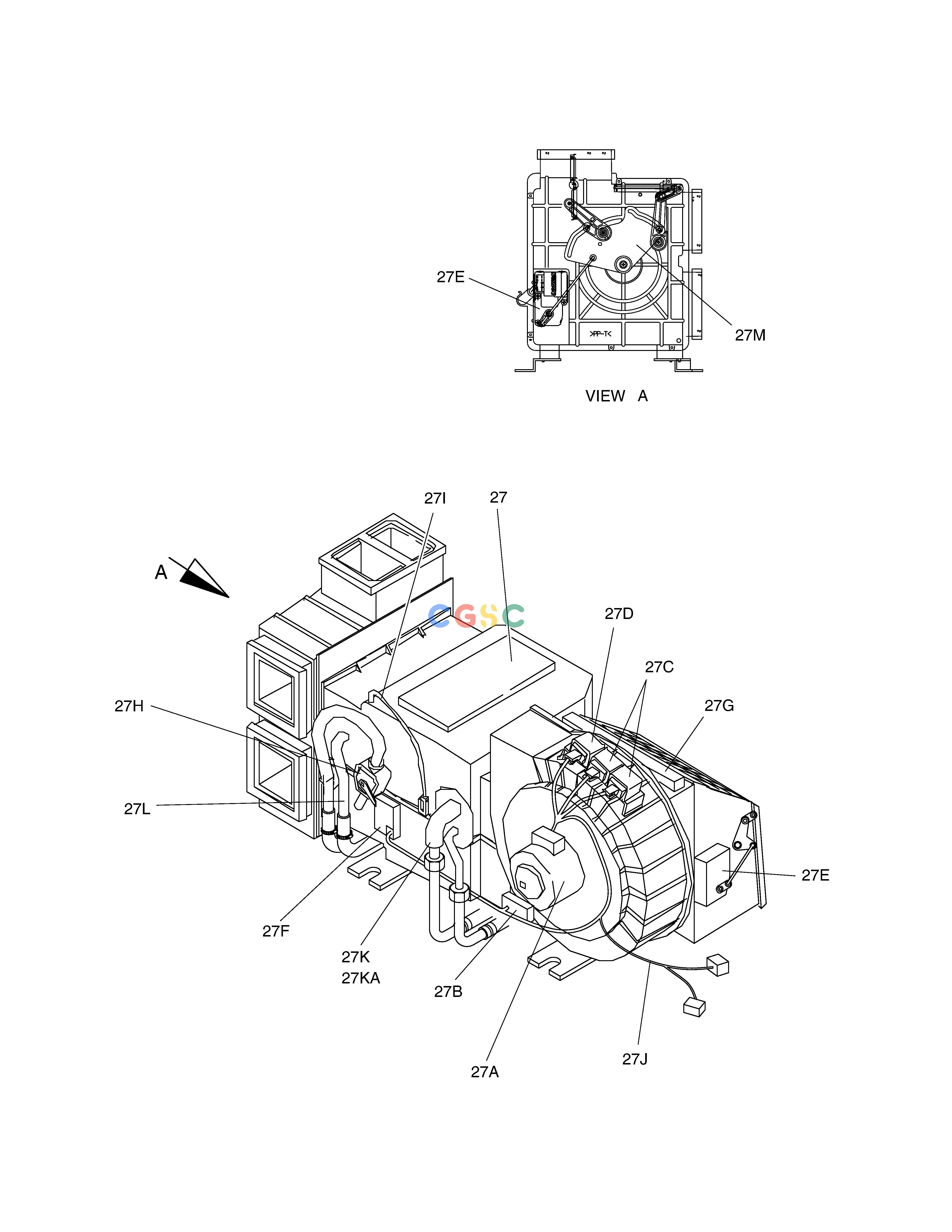 斗山零件查询AIRCONDITIONER(2)-AIRCON UNIT SOLAR 255LC-V Doosan parts catalog online