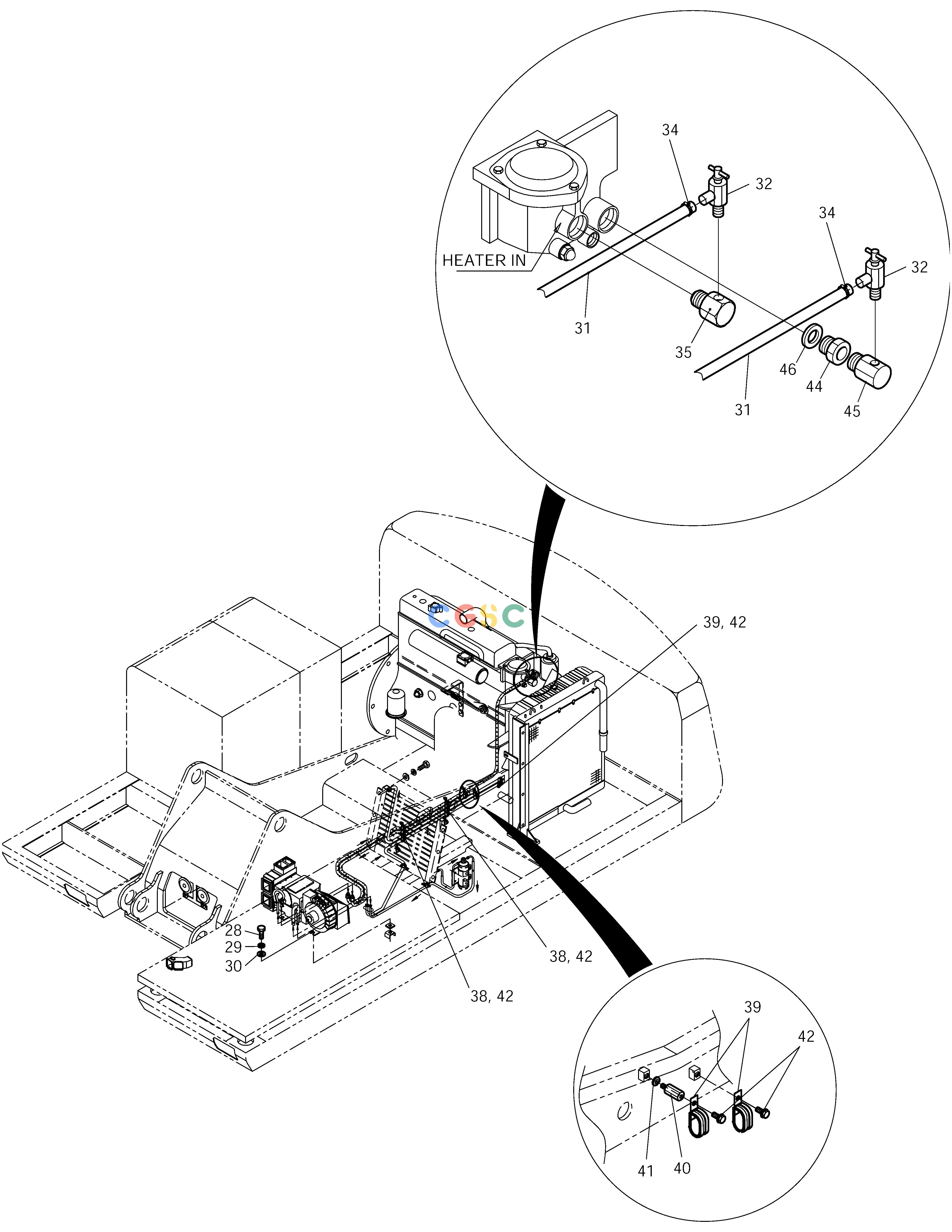 斗山零件查询HEATER PIPING SOLAR 255LC-V Doosan parts catalog online