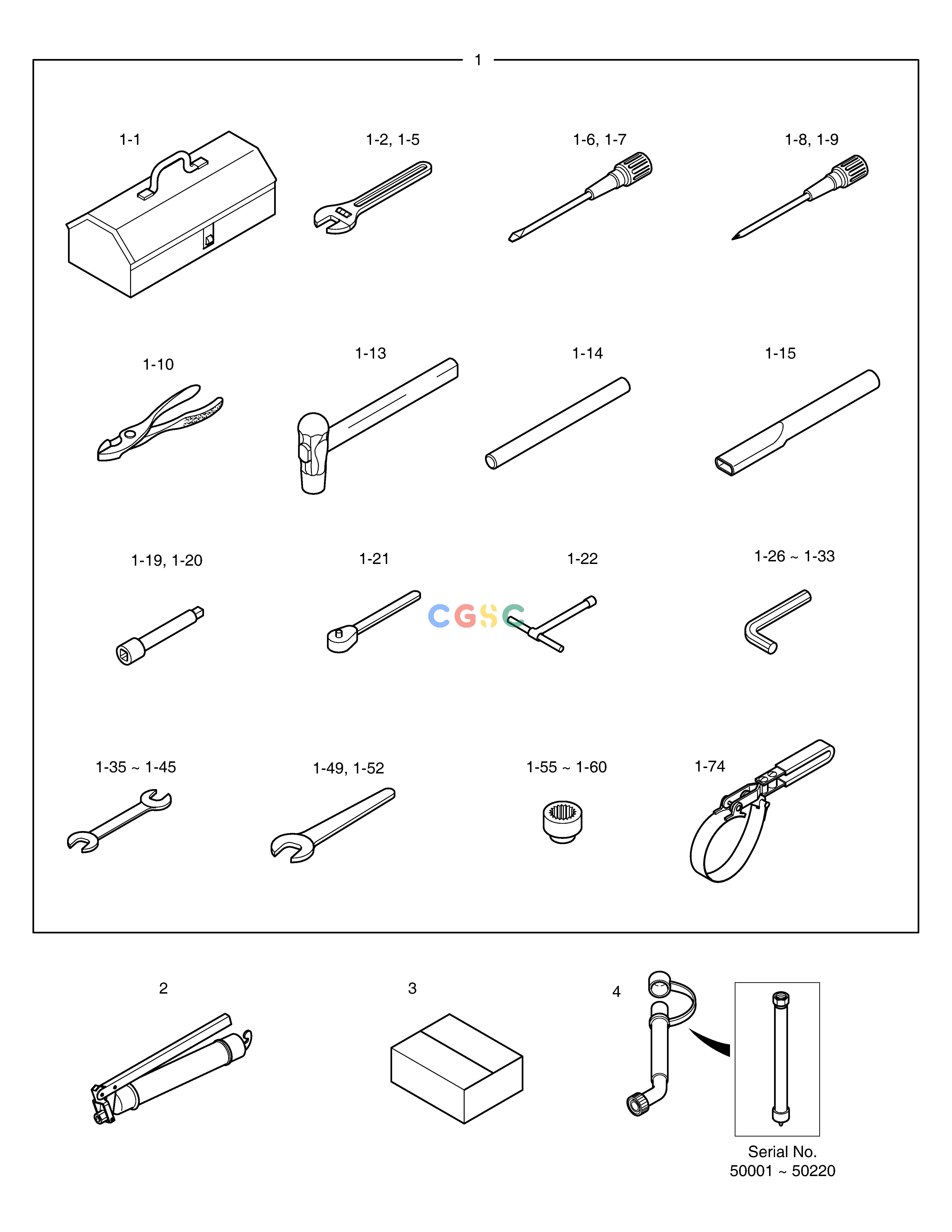 斗山零件查询TOOLS SOLAR 255LC-V Doosan parts catalog online