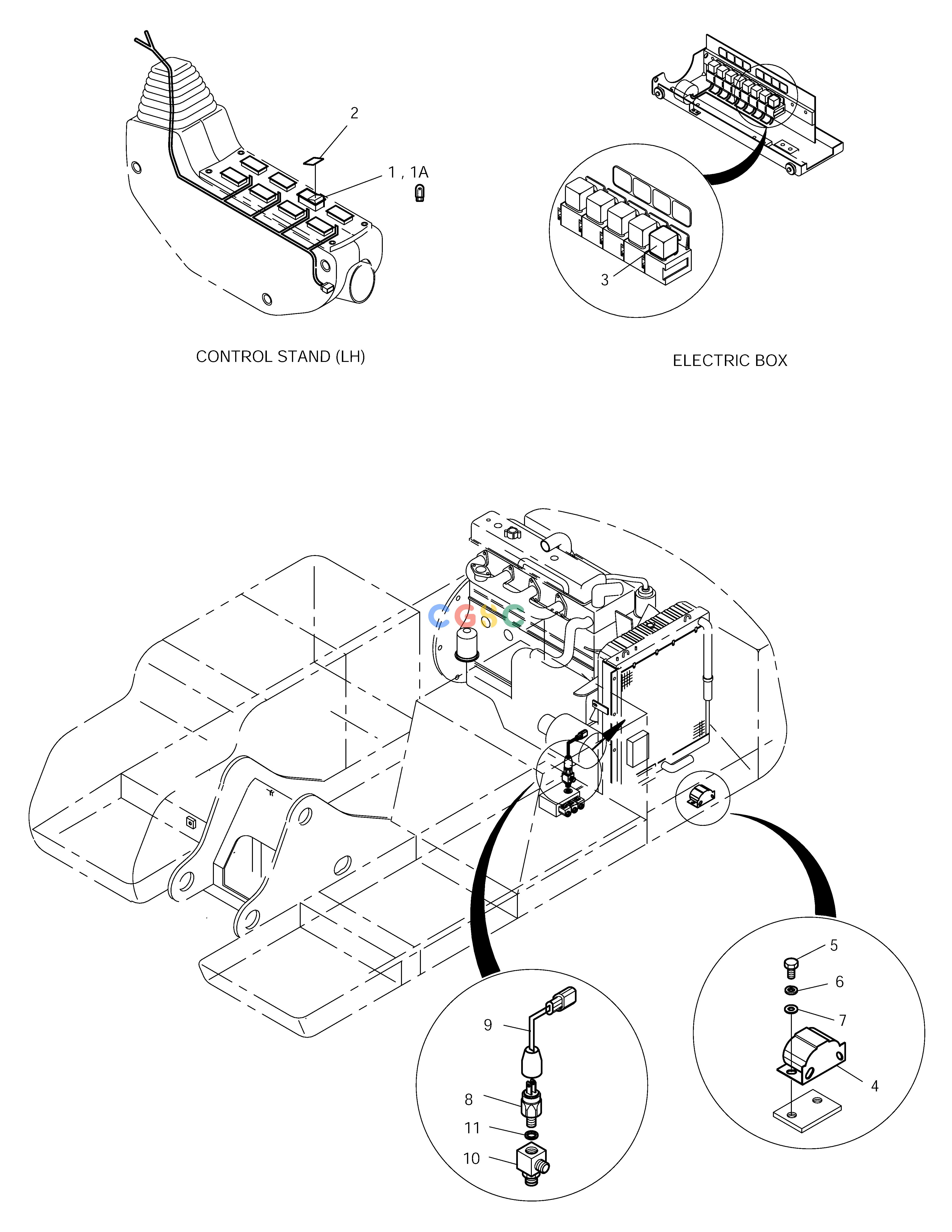斗山零件查询TRAVEL/SWING ALARM ASS'Y SOLAR 255LC-V Doosan parts catalog online