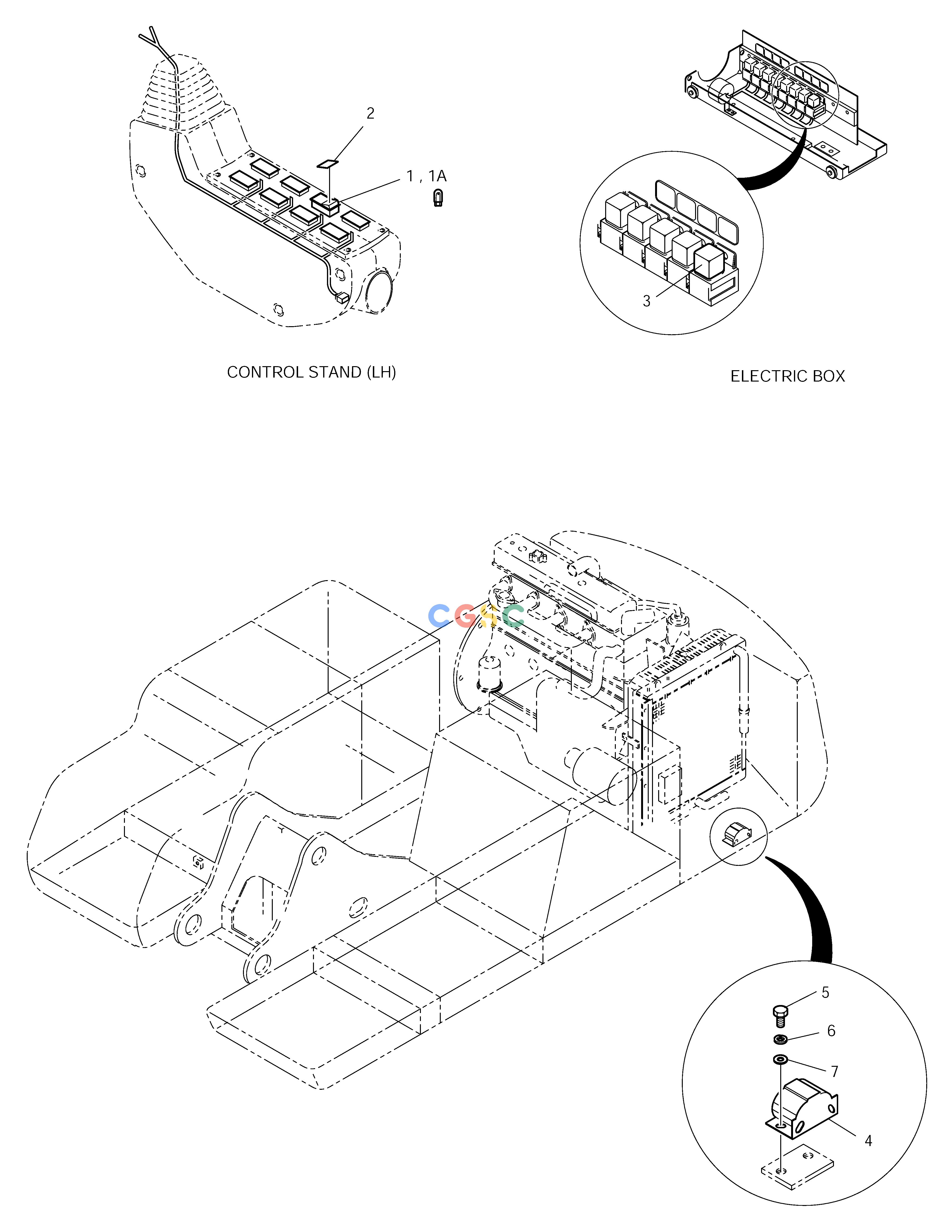 斗山零件查询TRAVEL ALARM ASS'Y SOLAR 255LC-V Doosan parts catalog online
