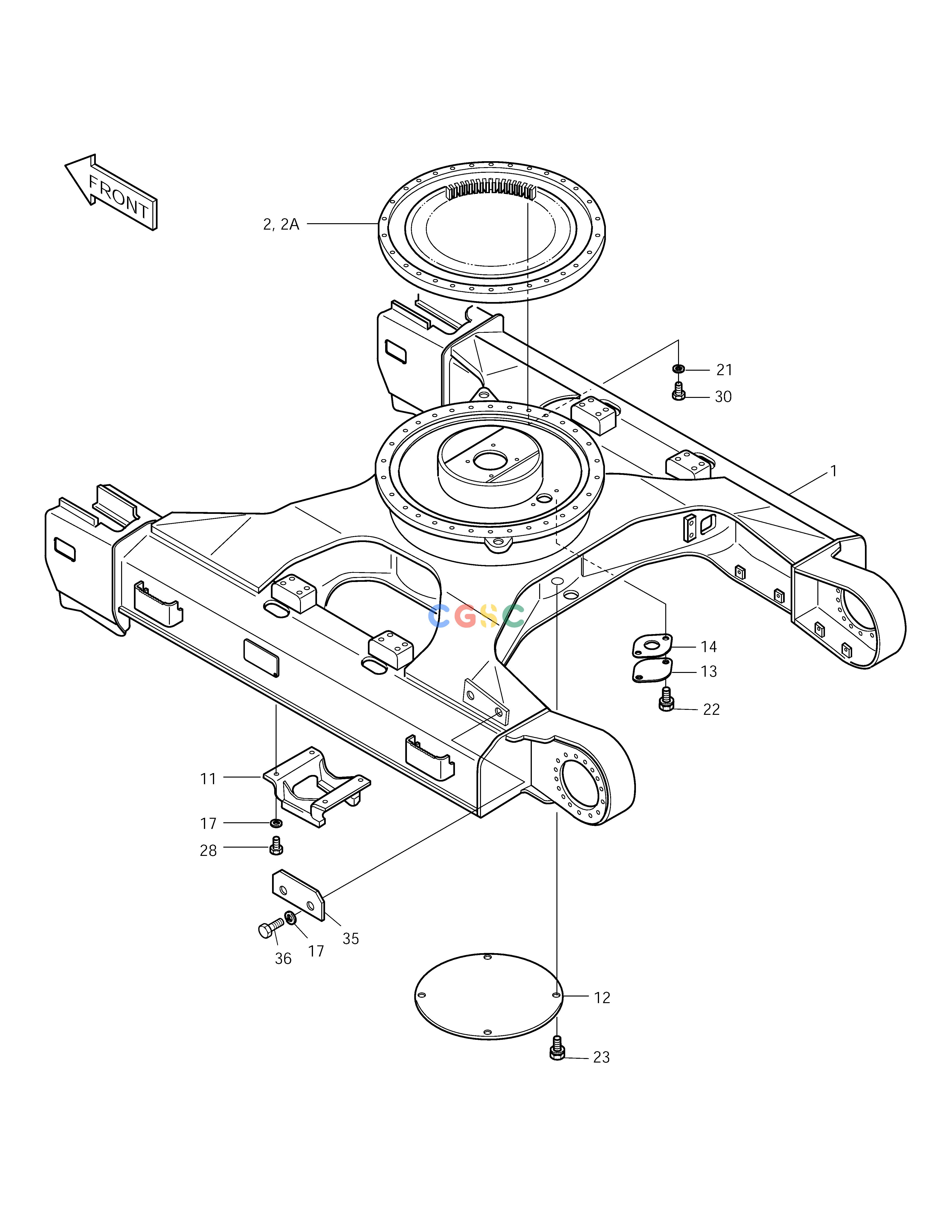 斗山零件查询TRACK-NARROW(2.99m) SOLAR 255LC-V Doosan parts catalog online
