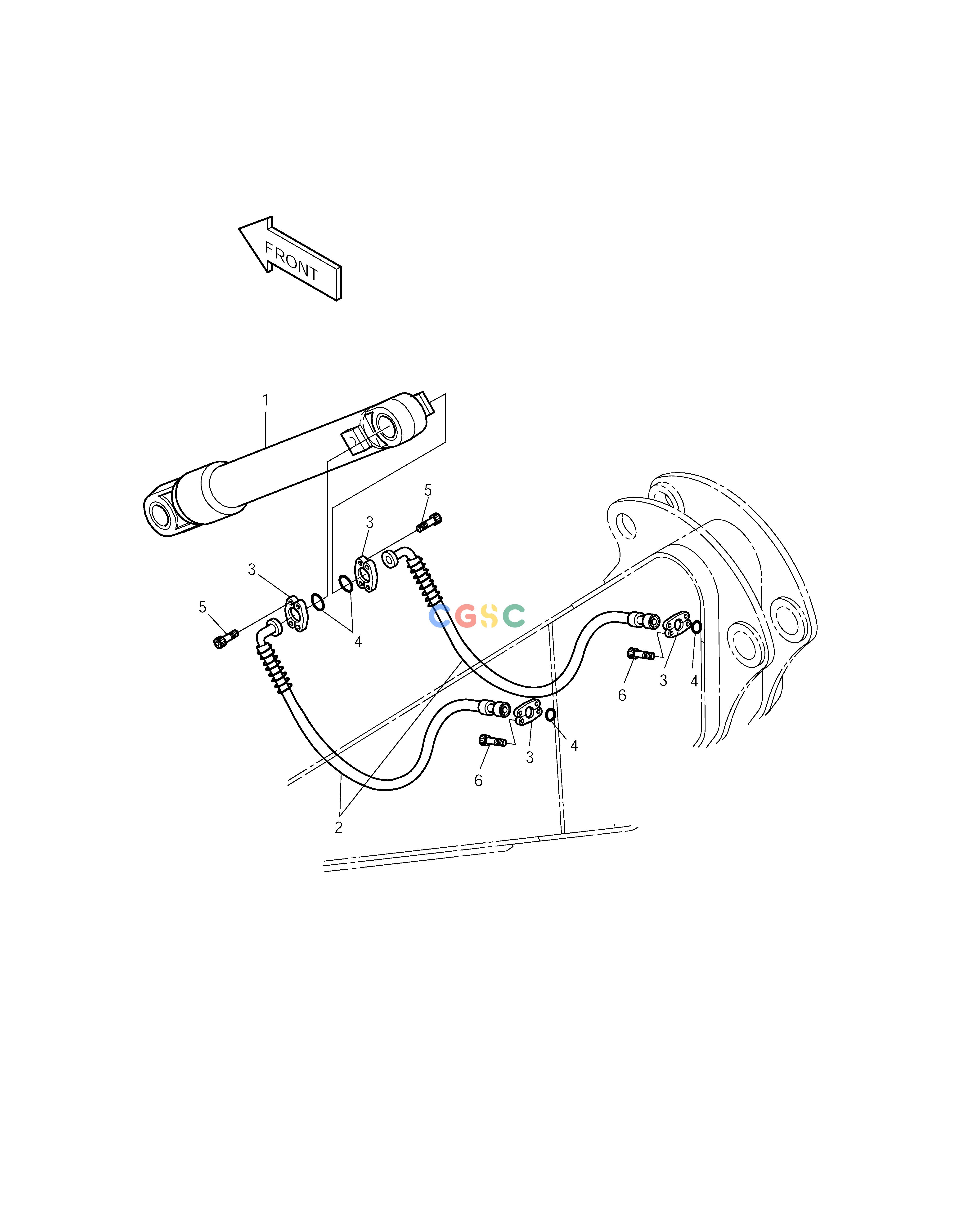 斗山零件查询ARM PIPING-2.0m SOLAR 255LC-V Doosan parts catalog online