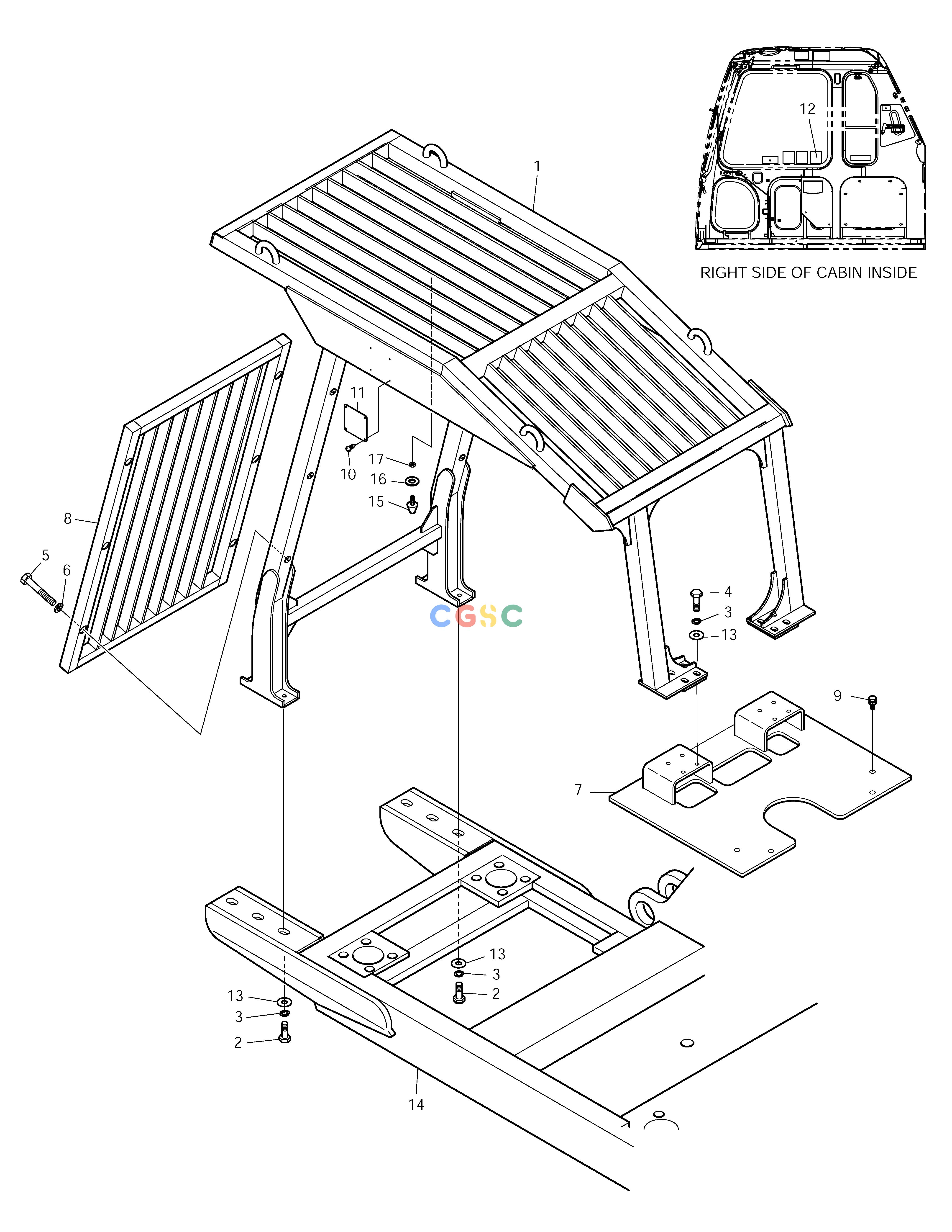 斗山零件查询F.O.G.S ASS'Y SOLAR 255LC-V Doosan parts catalog online