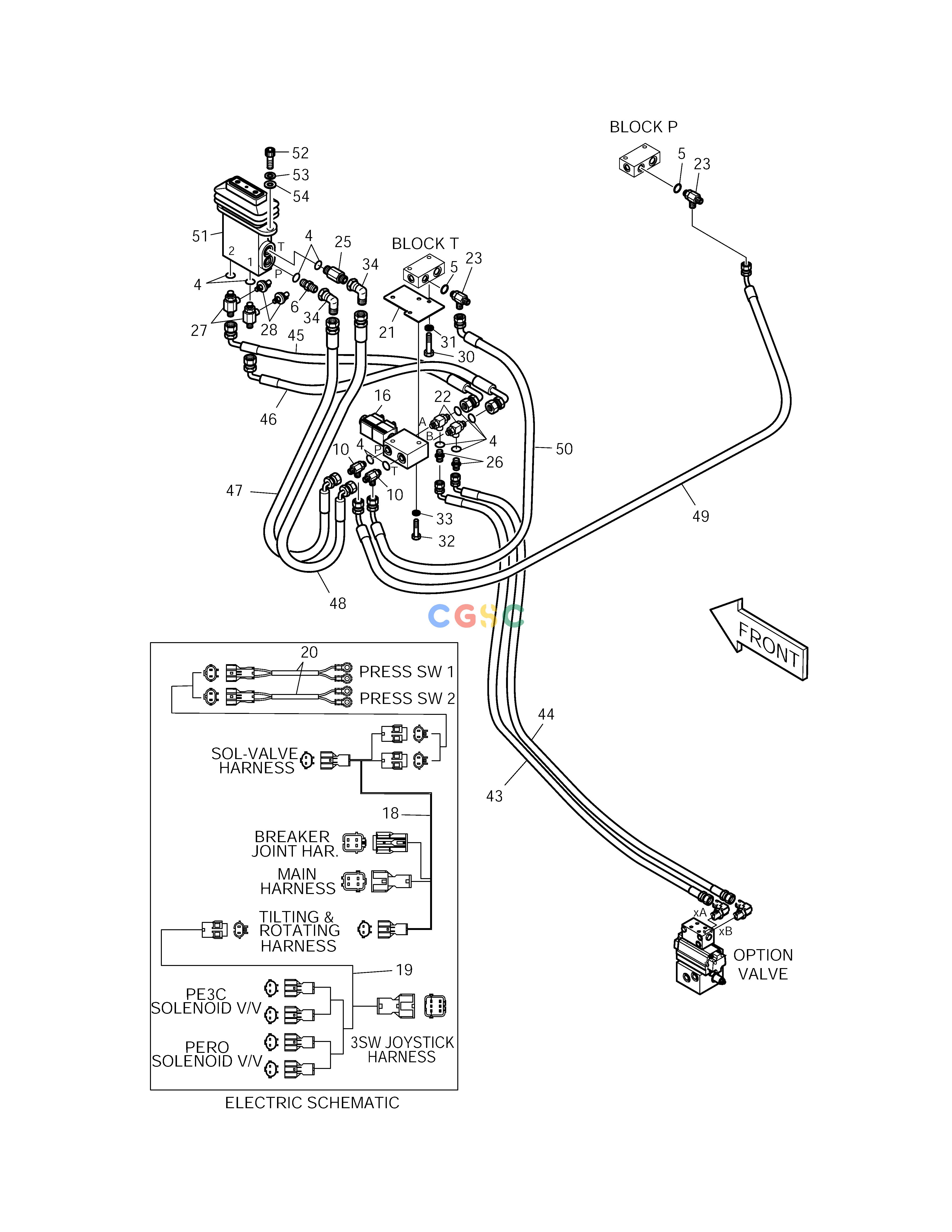 斗山零件查询PILOT PIPING-PERO SOLAR 255LC-V Doosan parts catalog online