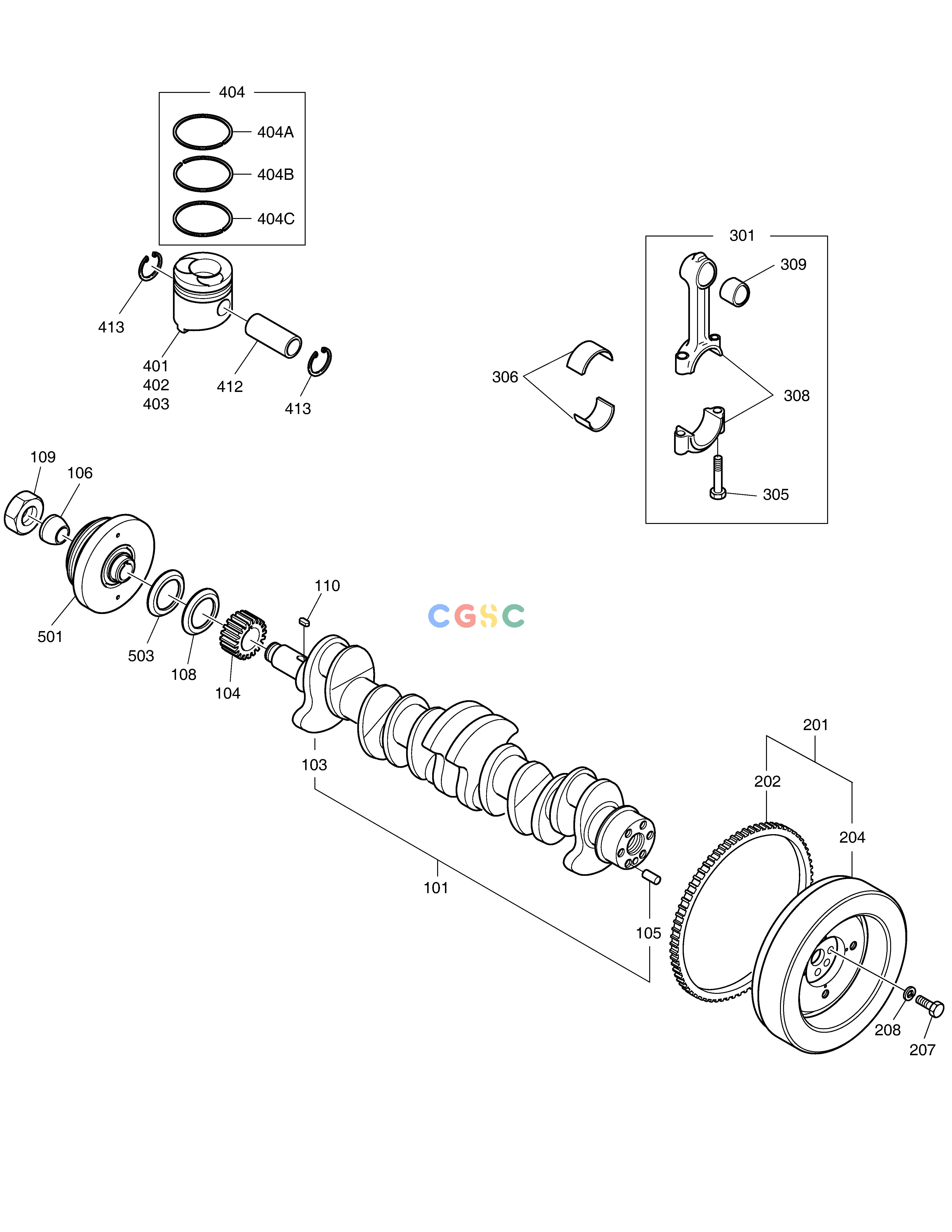 斗山零件查询CRANK SHAFT SOLAR 210W-V Doosan parts catalog online