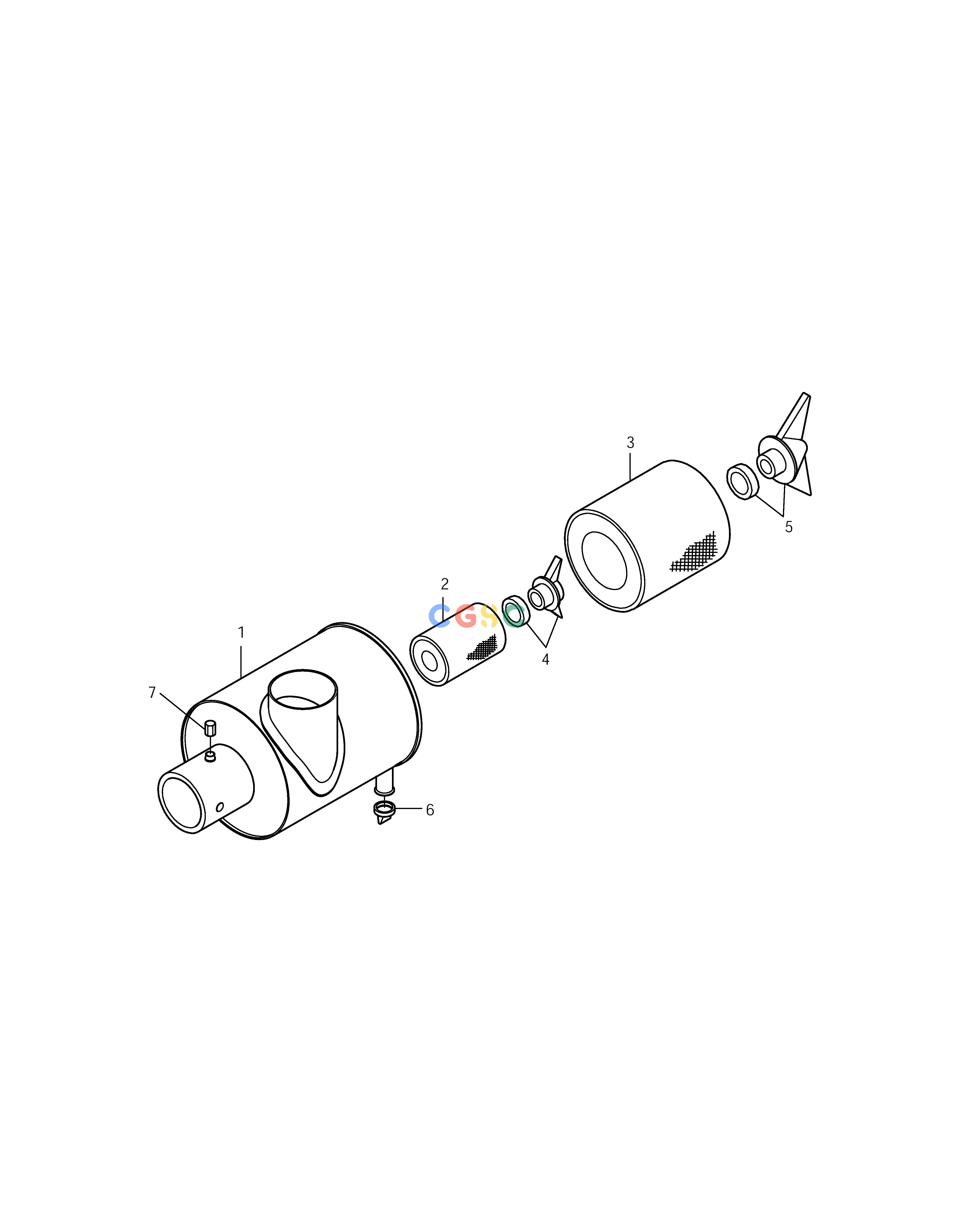 斗山零件查询AIR CLEANER SOLAR 210W-V Doosan parts catalog online