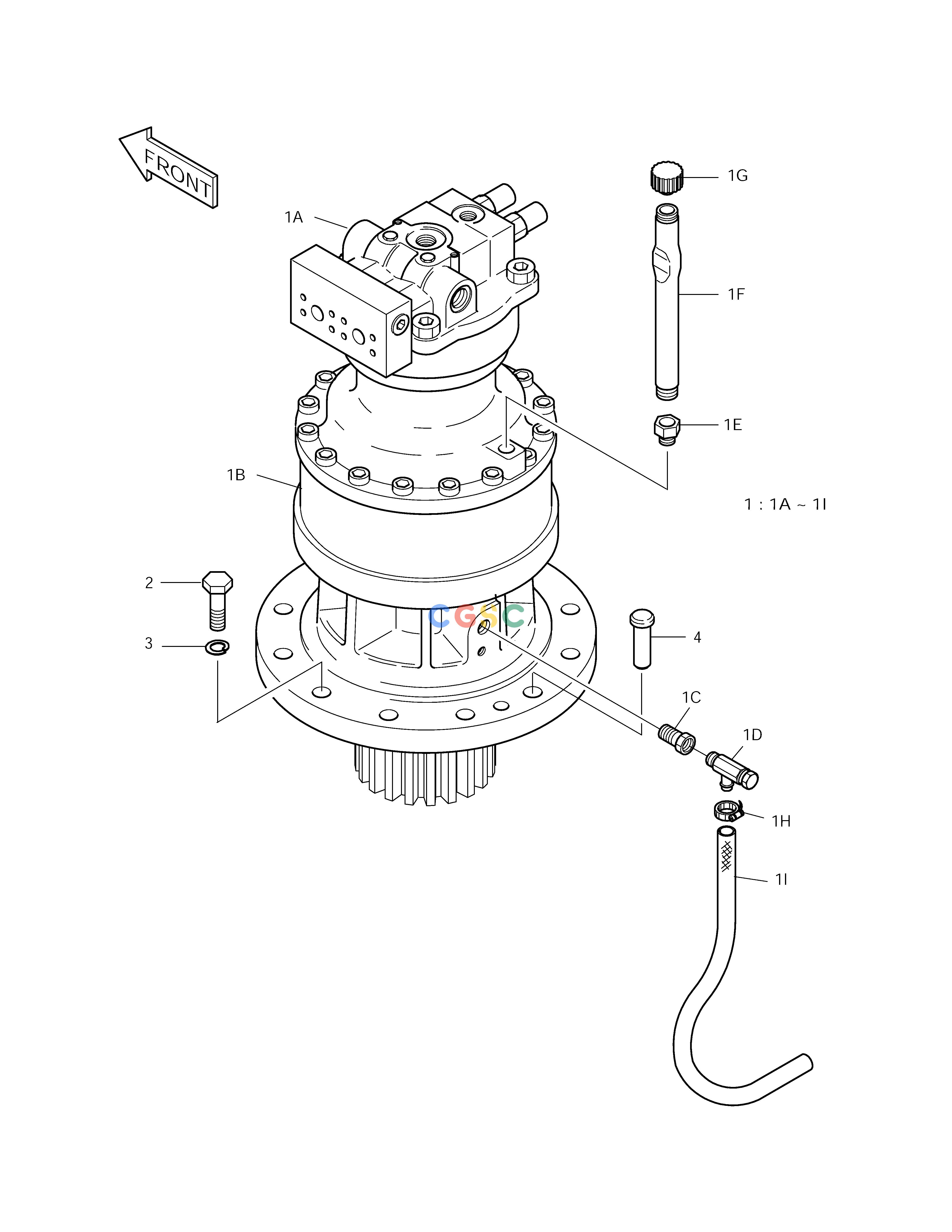 斗山零件查询SWING DEVICE SOLAR 210W-V Doosan parts catalog online